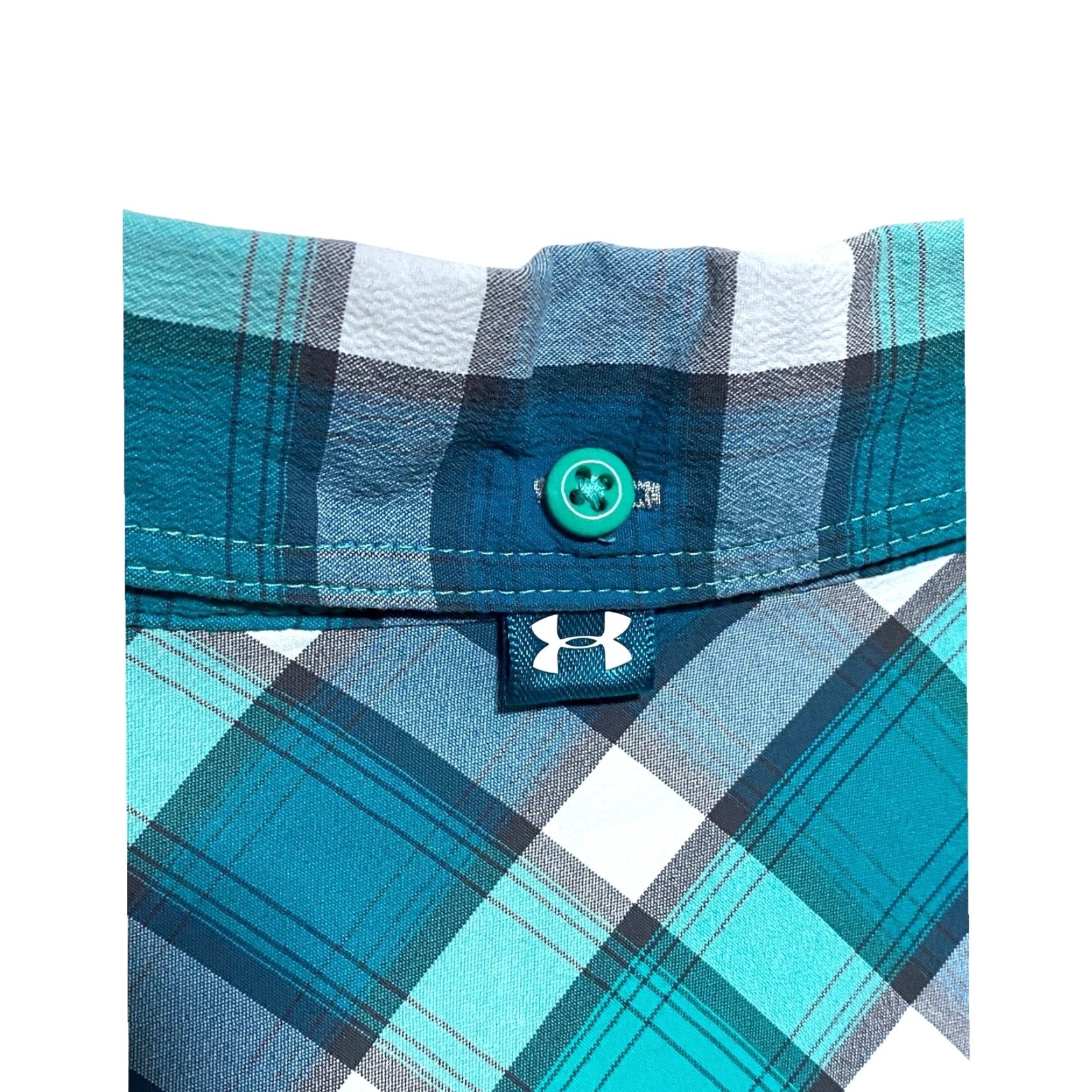 Under Armour Under Armour Blue Plaid Button Shirt Mens XXL Vented Outdoor Gorpcore Shirt Size US XXL / EU 58 / 5 - 7 Thumbnail
