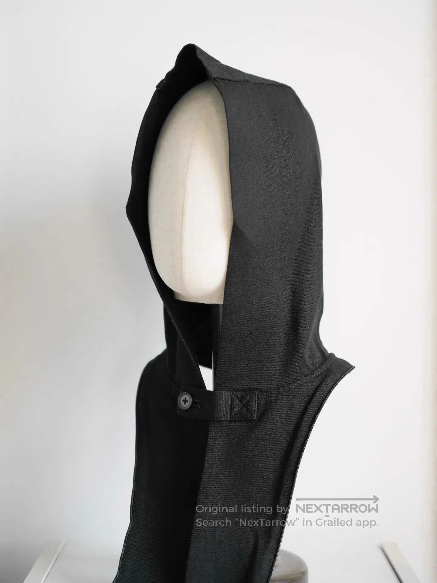 Yohji Yamamoto Black Hooded Jacket with Zip Pockets. Size US L / EU 52-54 / 3 - 2 Thumbnail