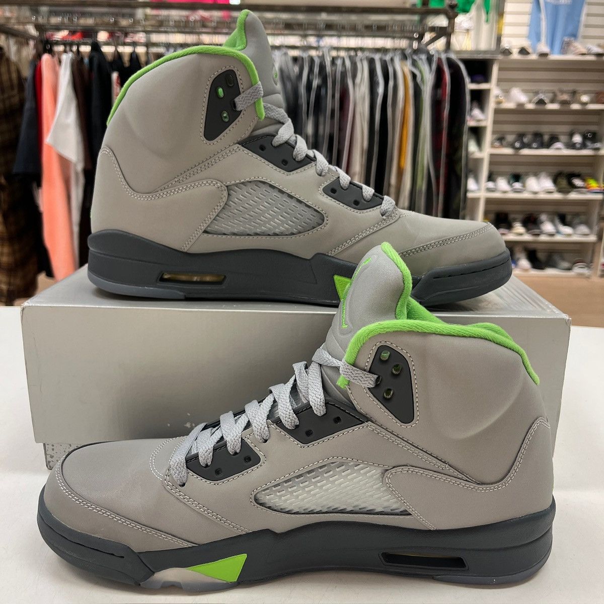 Jordan Brand Size 11.5 - Air Jordan 5 Retro Green Bean DM9014-003 Size US 11.5 / EU 44-45 - 2 Thumbnail