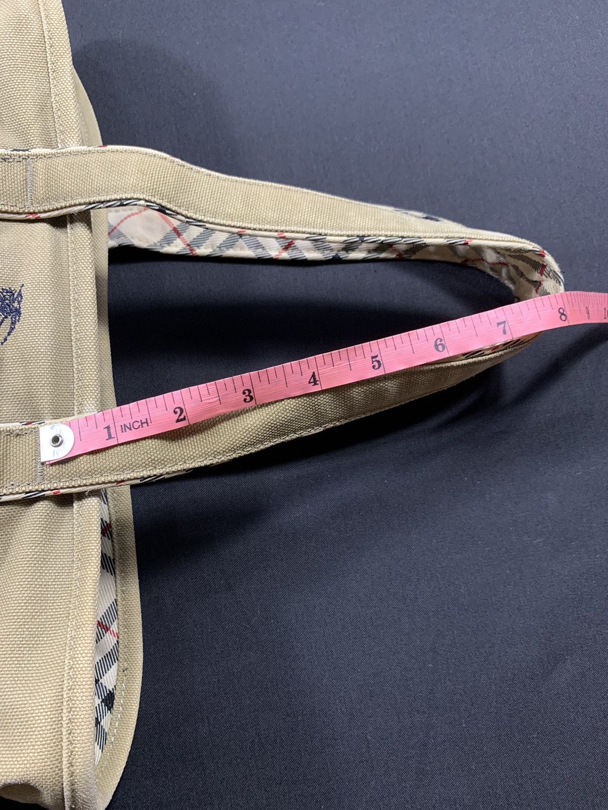 Burberry BURBERRYS CANVAS NOVA CHECK BAG Size ONE SIZE - 10 Thumbnail