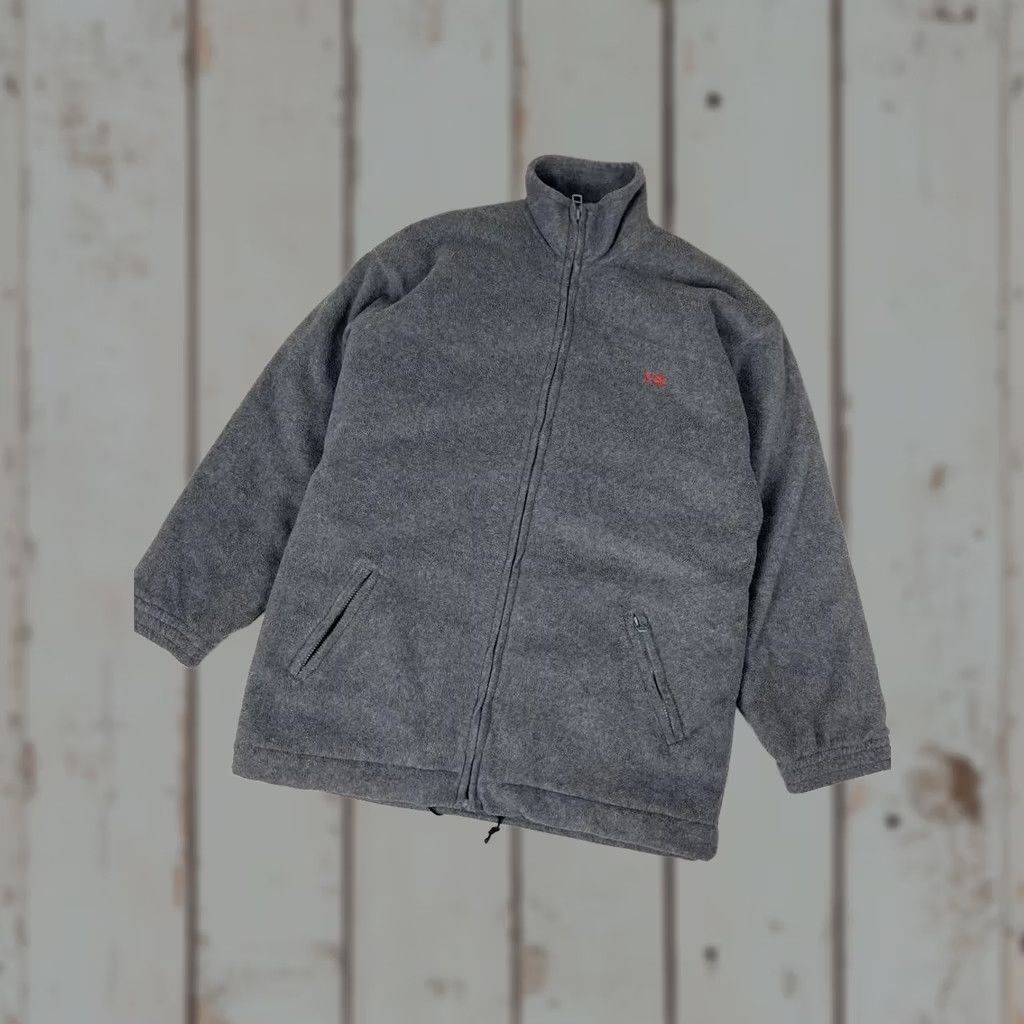 Yves Saint Laurent VINTAGE Saint Laurent Jacket 90s Logo Fleece Jacket Mens L Gray - Yves Saint Laurent Size L Gray Logo 90s Designer Windbreaker Style Size US L / EU 52-54 / 3 - 1 Thumbnail