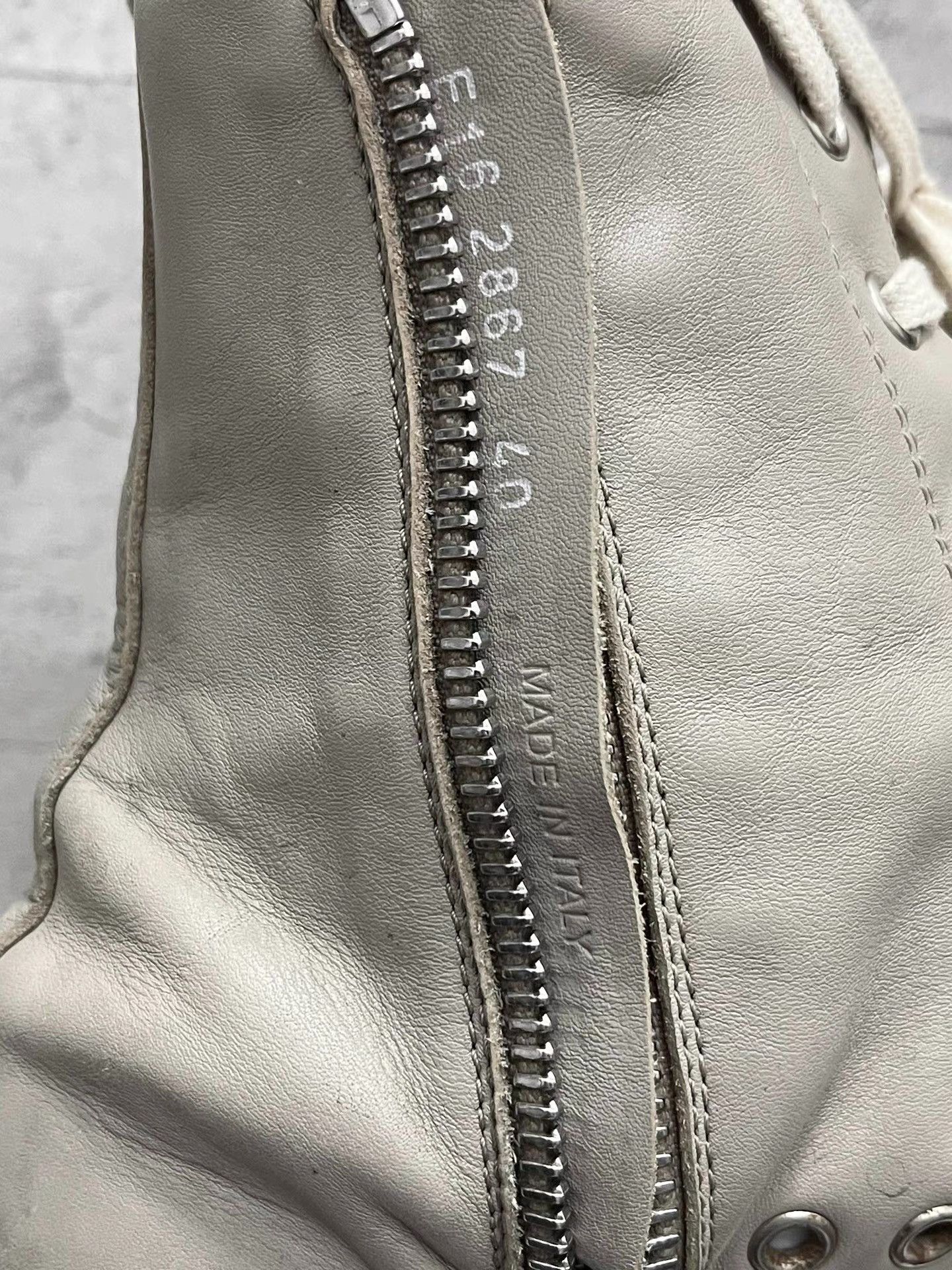 Rick Owens Rick Owens Mainline Leather Big Converse K34 Size US 7 / EU 40 - 8 Thumbnail