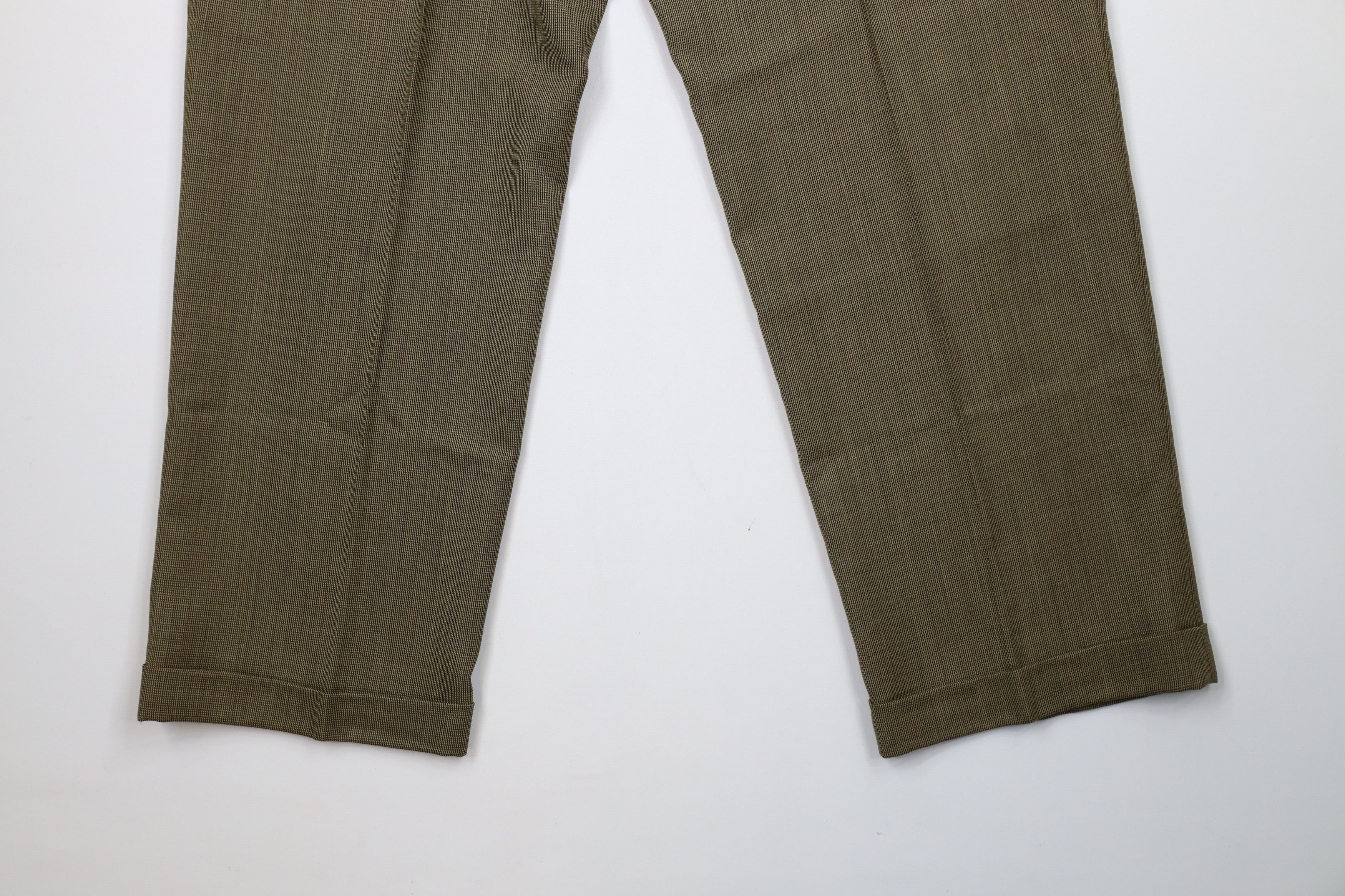 Ralph Lauren × Vintage Vintage 90s Ralph Lauren Pleated Wide Leg Chino Pants Beige Size US 36 / EU 52 - 13 Thumbnail