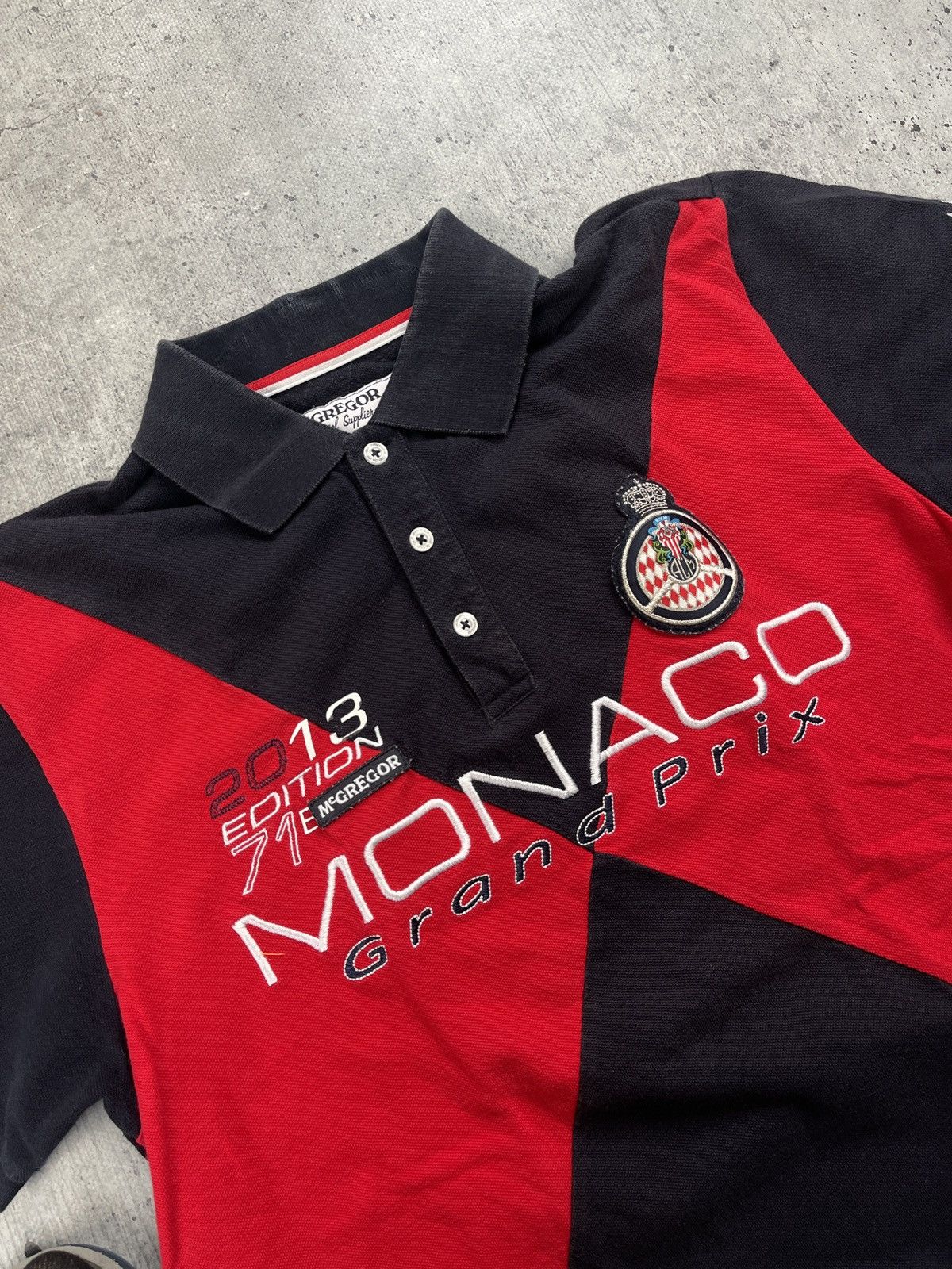 Japanese Brand Monaco Polo Ralph Lauren style racing jersey polo Size US L / EU 52-54 / 3 - 3 Thumbnail