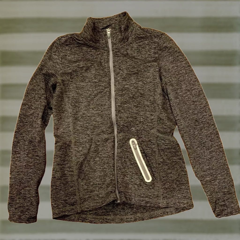 Vineyard Vines Vineyard Vines Women's Gray Full-Zip Performance Pullover Jacket Size Small S Size S / US 4 / IT 40 - 1 Thumbnail