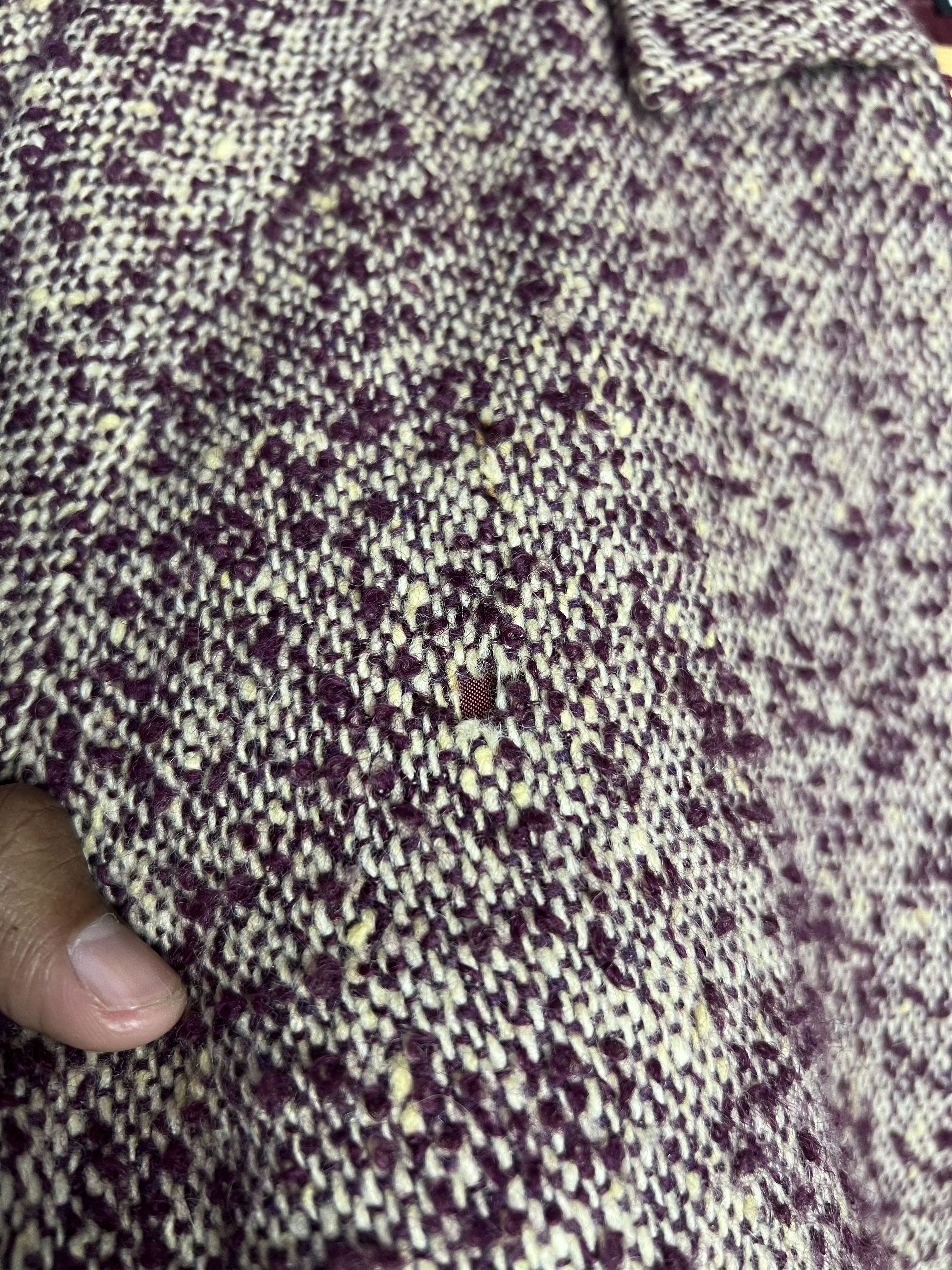 Japanese Brand Vintage Good Rocking Wool Blend Tweed Jacket Size US L / EU 52-54 / 3 - 5 Thumbnail