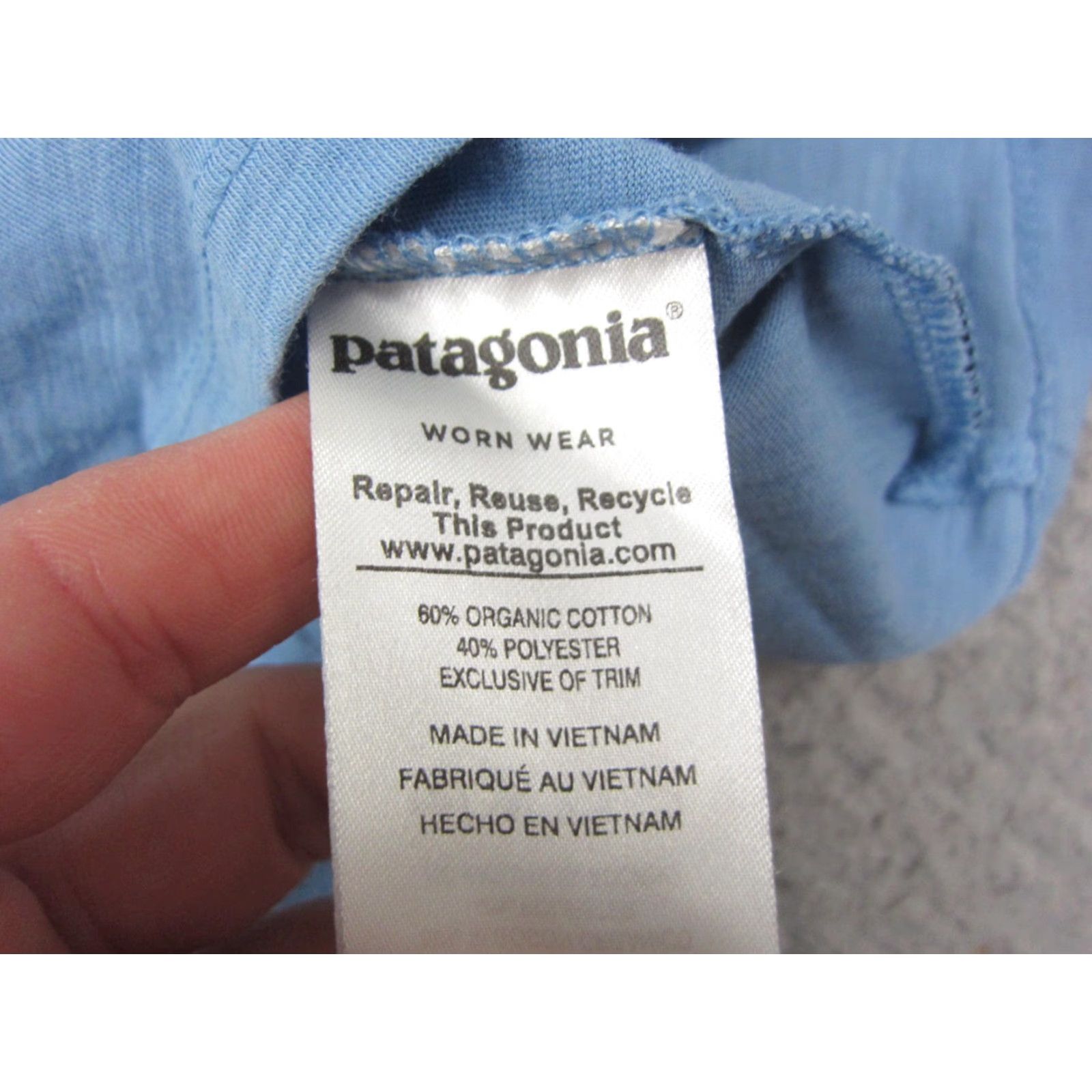 Patagonia Patagonia Shirt Womens XS Blue Mainstay Pocket Casual Tee Shirt Shirt T-Shirt Casual City Outdoor Womens XS Blue Asian? Size XS / US 0-2 / IT 36-38 - 6 Thumbnail