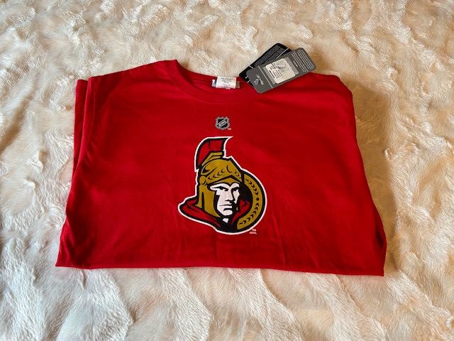 NHL RbK Reebok Ottawa Senators Spezza No 19 T-Shirt NWT Size XL / US 12-14 / IT 48-50 - 9 Thumbnail