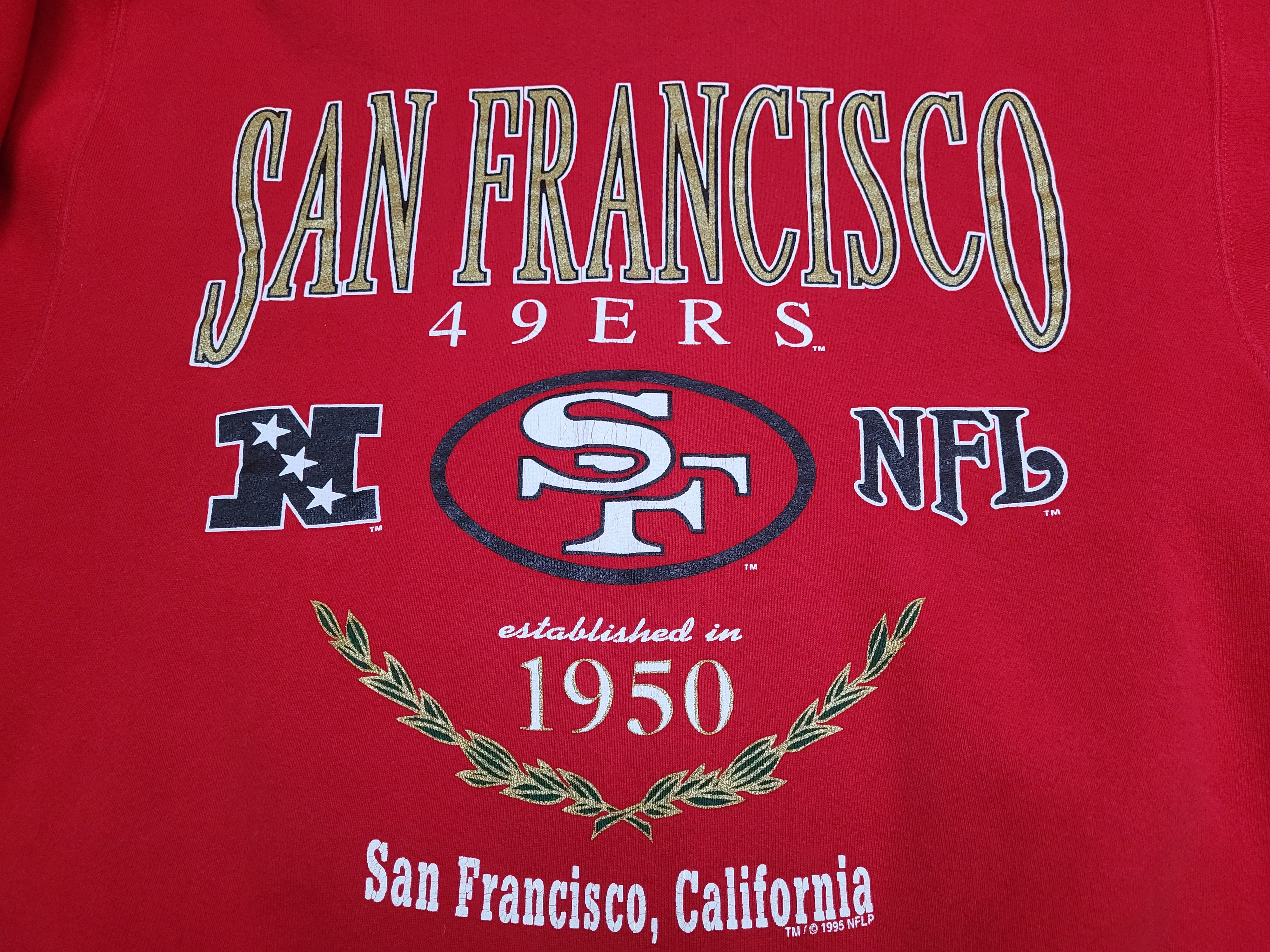 NFL San Francisco 49ers vintage 90s / 1995 sweetshirt M Size US M / EU 48-50 / 2 - 5 Thumbnail