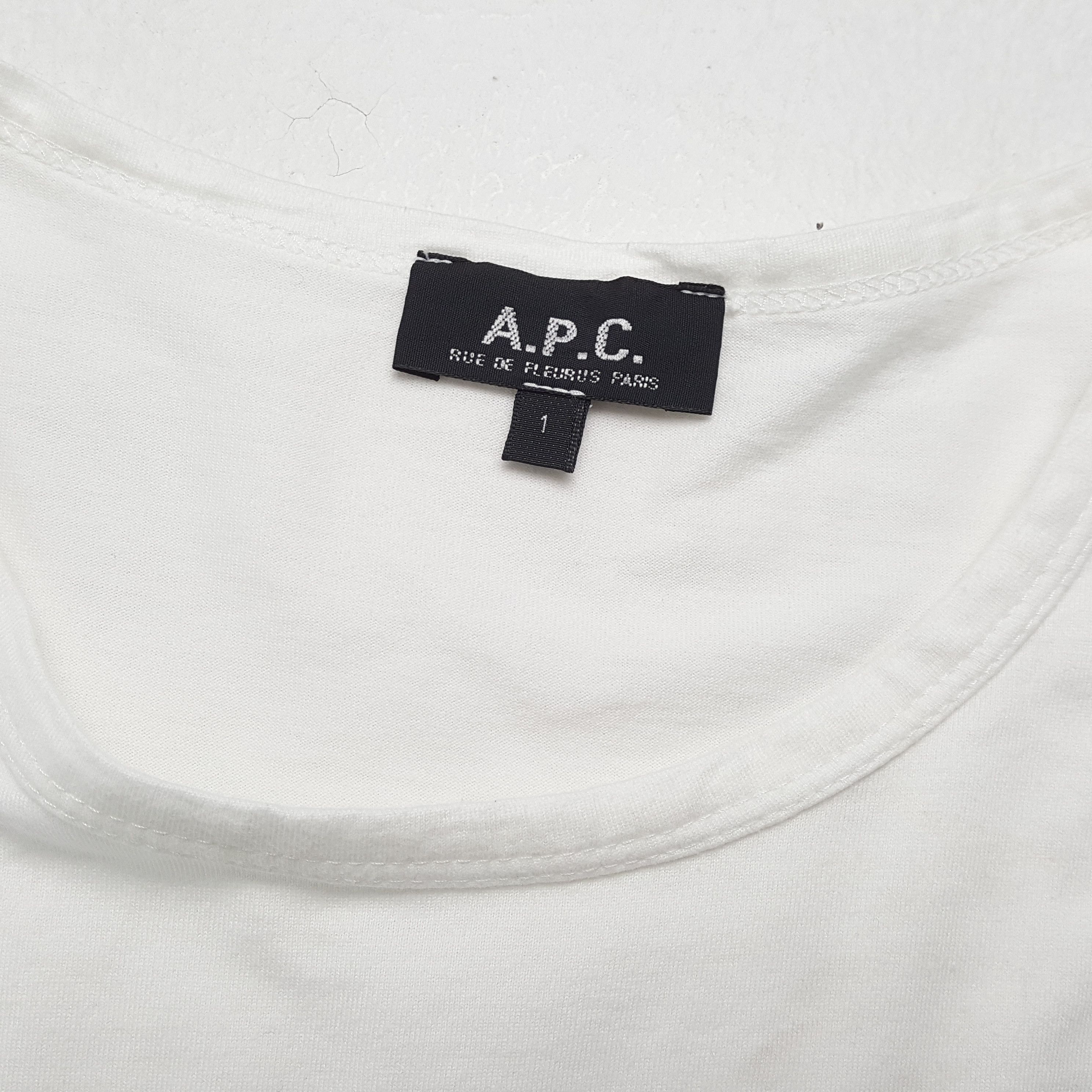 A.P.C. × Japanese Brand × Vintage Vintage A.P.C Japanese Fashion Brand T-Shirts Size US M / EU 48-50 / 2 - 6 Thumbnail