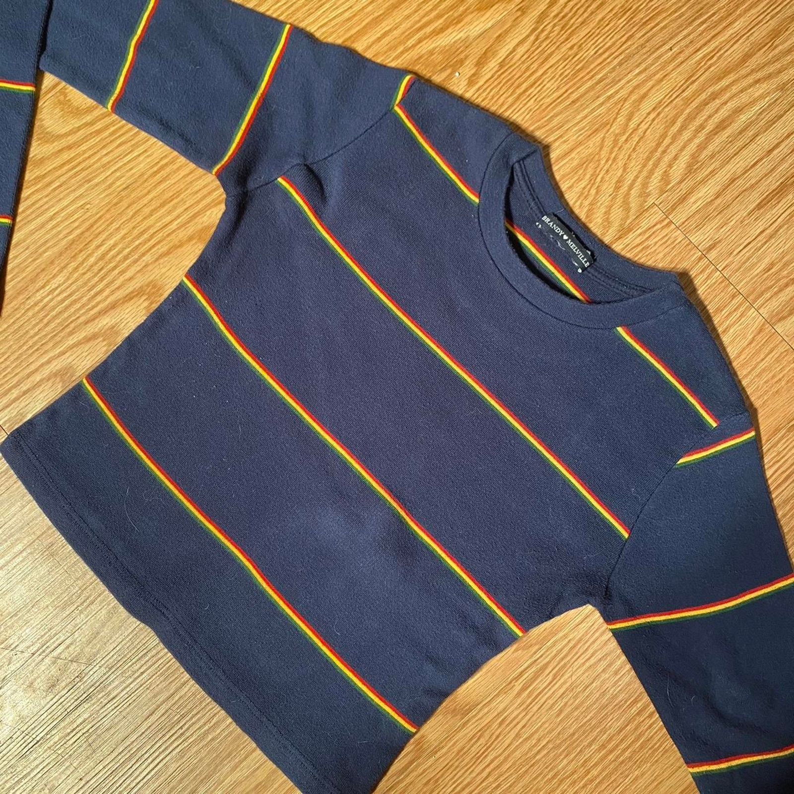 Brandy Melville Brandy Melville striped longsleeve Size S / US 4 / IT 40 - 2 Thumbnail