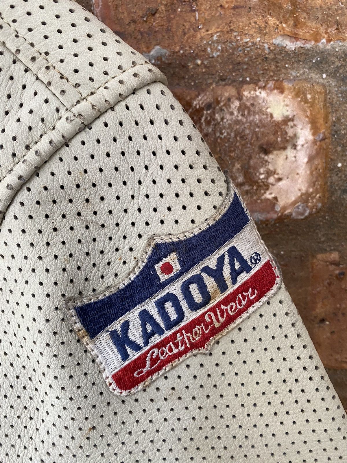 Kadoya 1990s Kadoya K’s Leather Black Horse Racing Jacket Size US M / EU 48-50 / 2 - 9 Thumbnail
