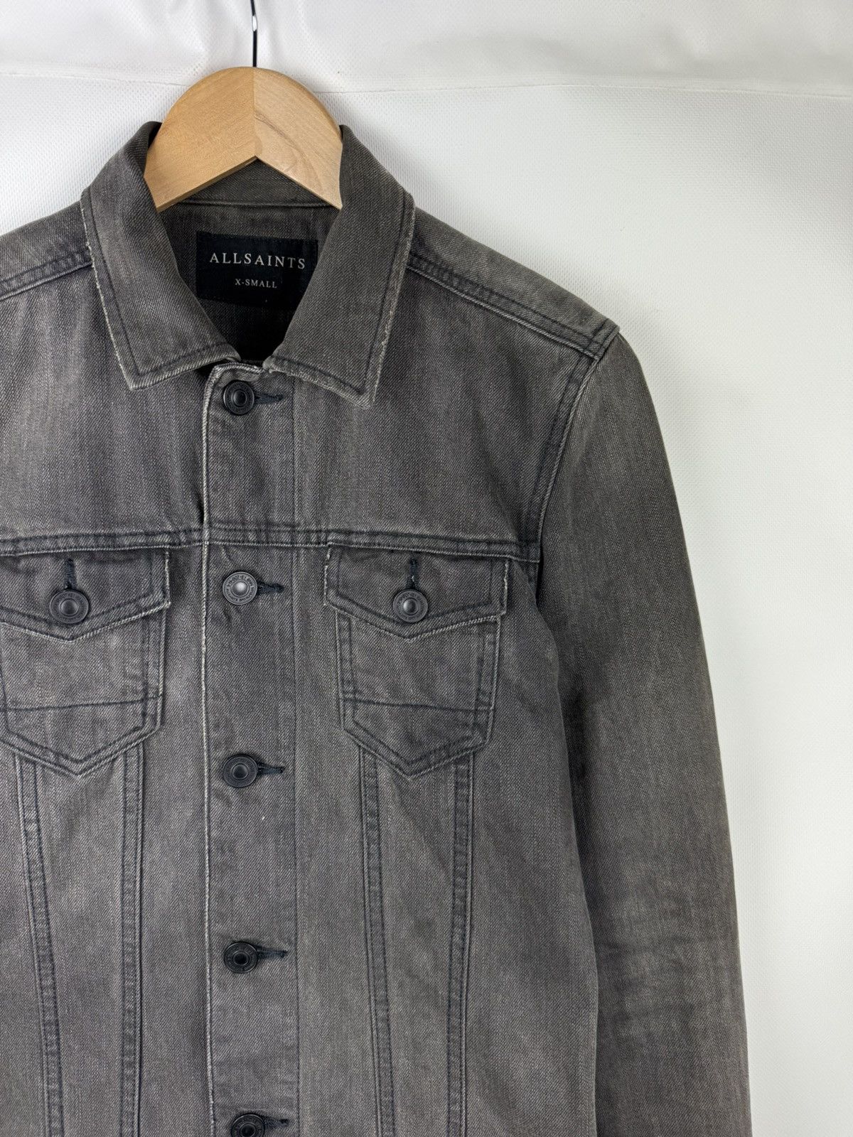 Allsaints Allsaints Eucild Men’s Denim Trucker Jacket Size Xs Size US XS / EU 42 / 0 - 5 Thumbnail
