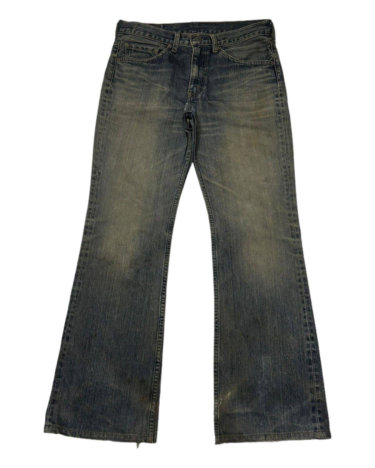 If Six Was Nine × Levi's 🔥VTG LEVIS 517 FLARE RUSTY DISTRESSED DENIM FLARED JEANS Size US 32 / EU 48 - 7 Thumbnail