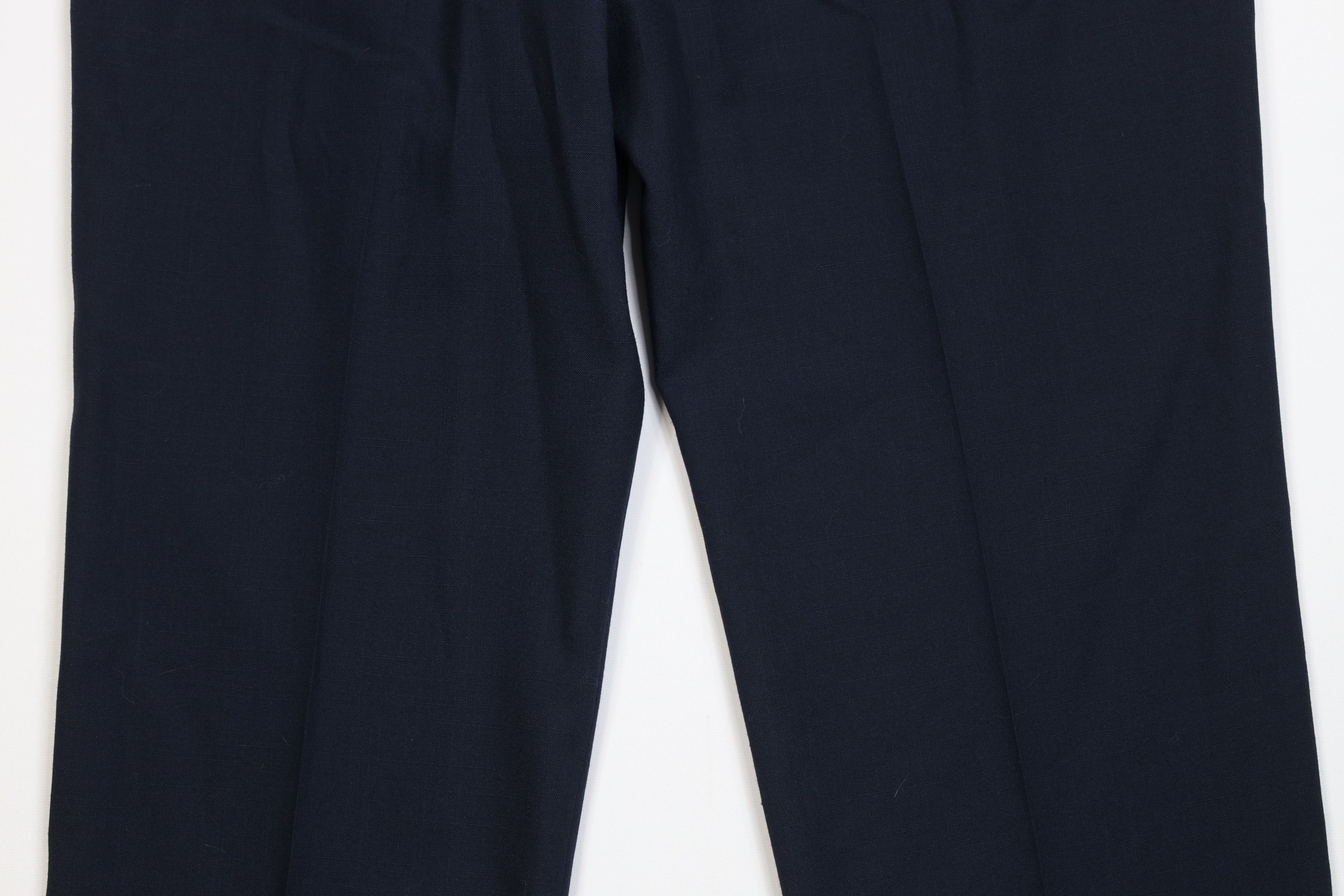 Christian Dior Monsieur Vintage 70s Christian Dior Wide Leg Chino Pants Navy Blue Size US 38 / EU 54 - 10 Thumbnail