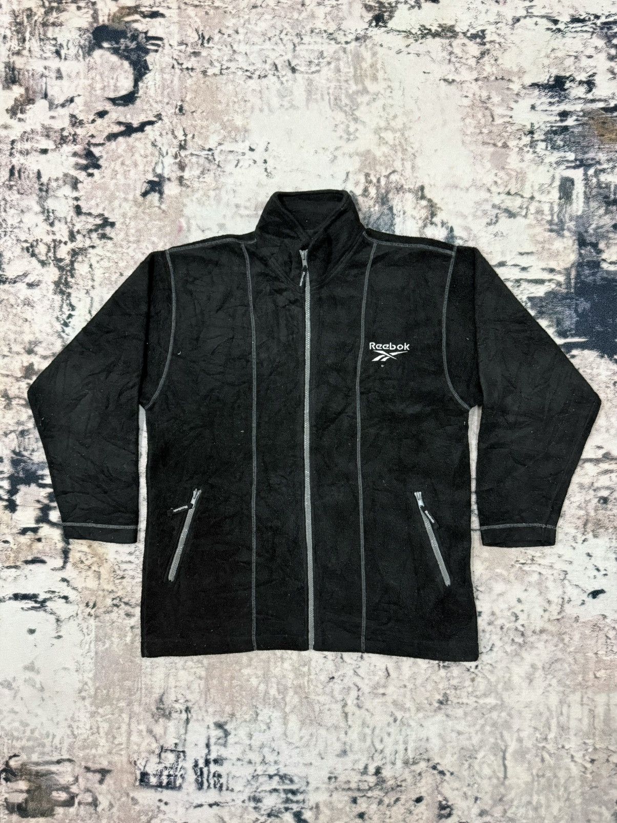 Reebok Reebok Backhit Embroidery Logo Zip Up Sweater Jacket Size US M / EU 48-50 / 2 - 7 Thumbnail