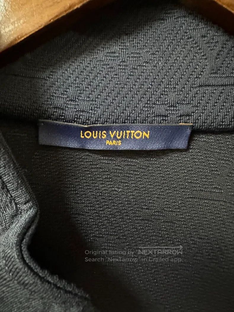 Louis Vuitton Louis Vuitton FW22 Blue Solid Casual Standing Collar Zip J Size US XL / EU 56 / 4 - 5 Thumbnail
