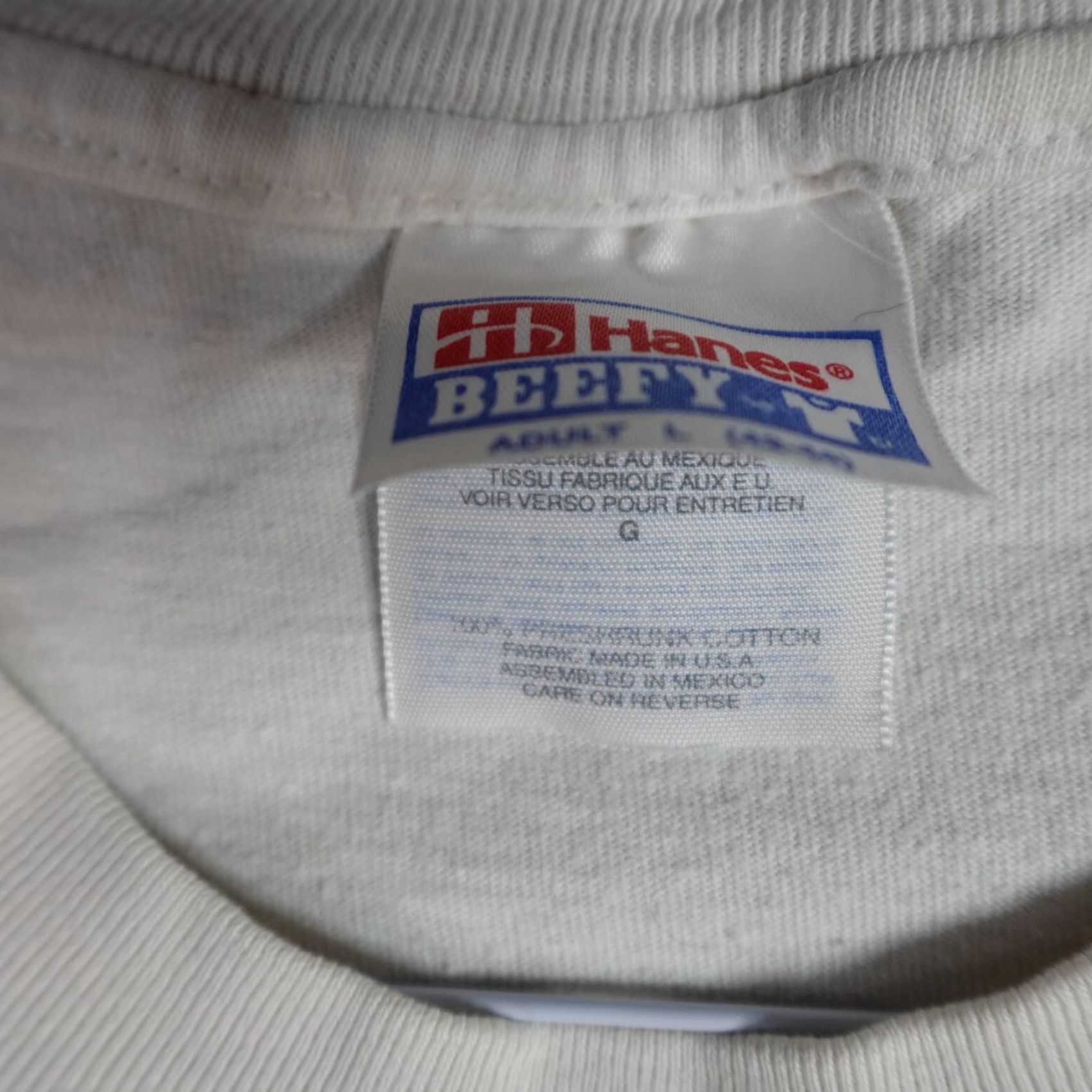 Vintage VINTAGE American Vintage NCI T-Shirt Short Sleeve Crew Neck White USA Made 1997 1990s Men M Size US M / EU 48-50 / 2 - 3 Thumbnail