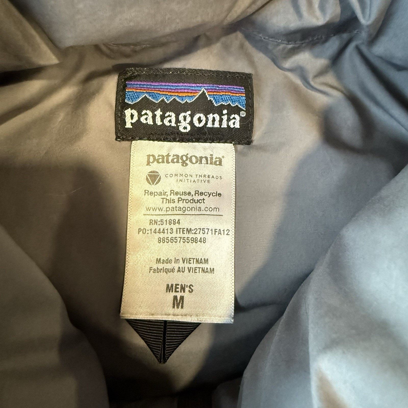 Patagonia Patagonia Slingshot Down Vest Black Insulated Puffer Winter Size US M / EU 48-50 / 2 - 7 Thumbnail
