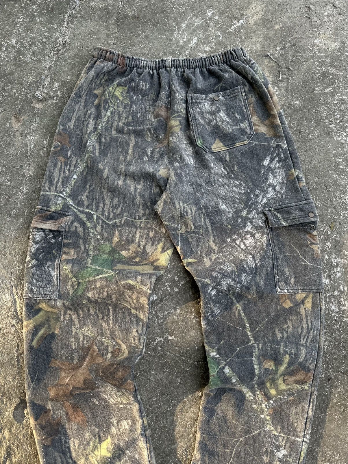 Jerzees (Freesize) Crazy Vintage Y2K Faded Camo Baggy Sweatpants Size US 32 / EU 48 - 7 Thumbnail