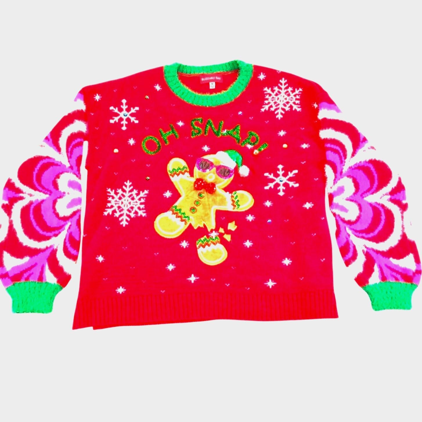 Other Gingerbread Sweater M Blizzard Bay Embellished Sequins Bells Size M / US 6-8 / IT 42-44 - 1 Thumbnail