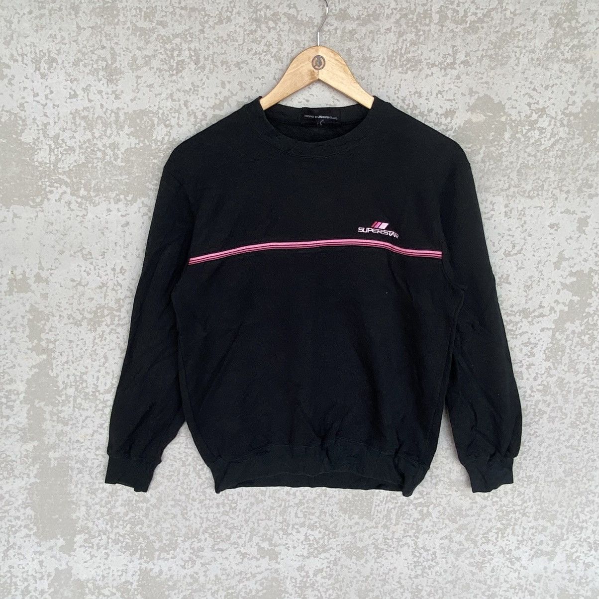 Other Vintage Superstars by Mizuno Crewneck Sweatshirt Black Size US M / EU 48-50 / 2 - 1 Thumbnail