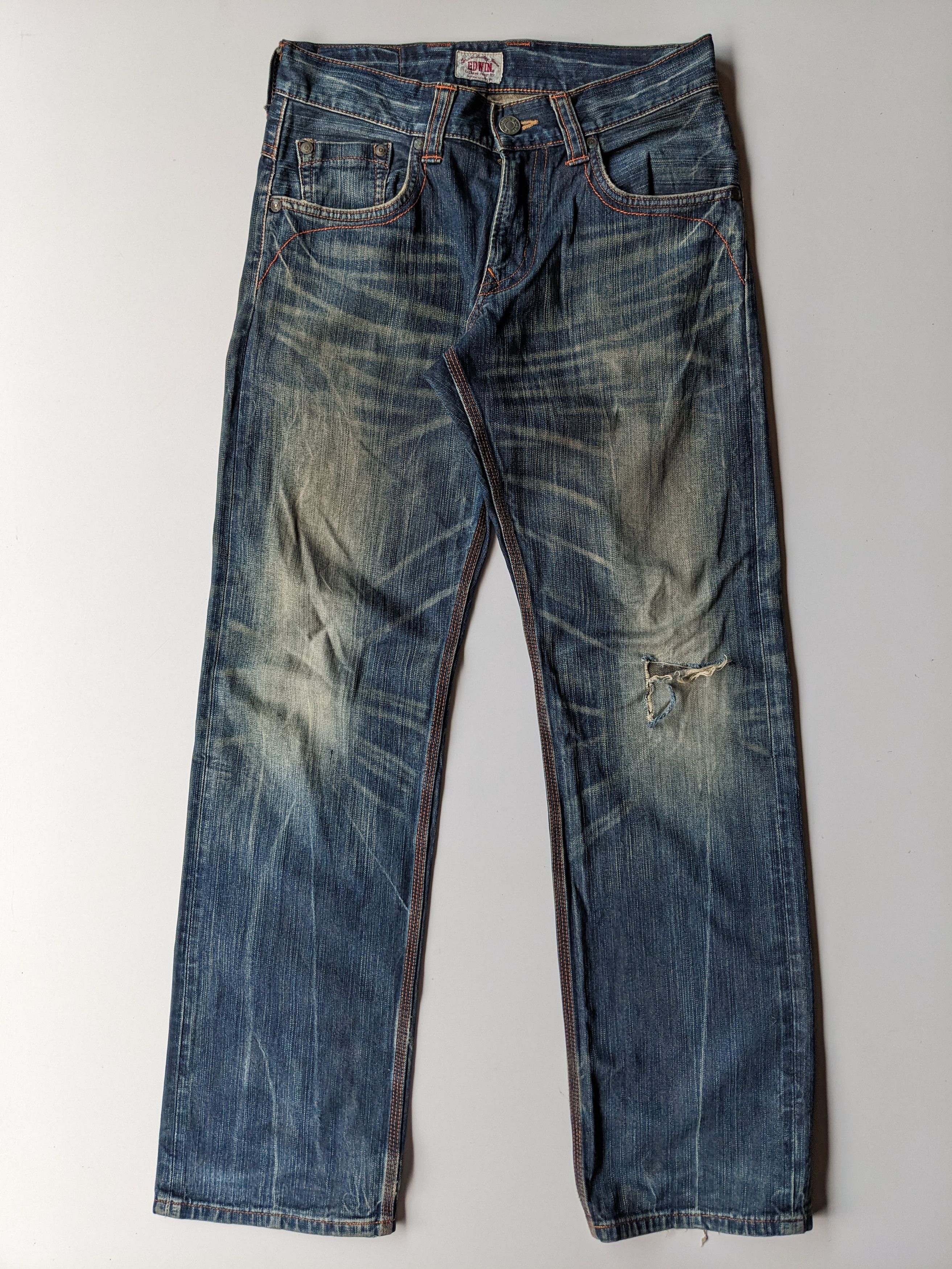 Edwin Edwin 424XV mudwash distressed jeans Size US 32 / EU 48 - 1 Thumbnail