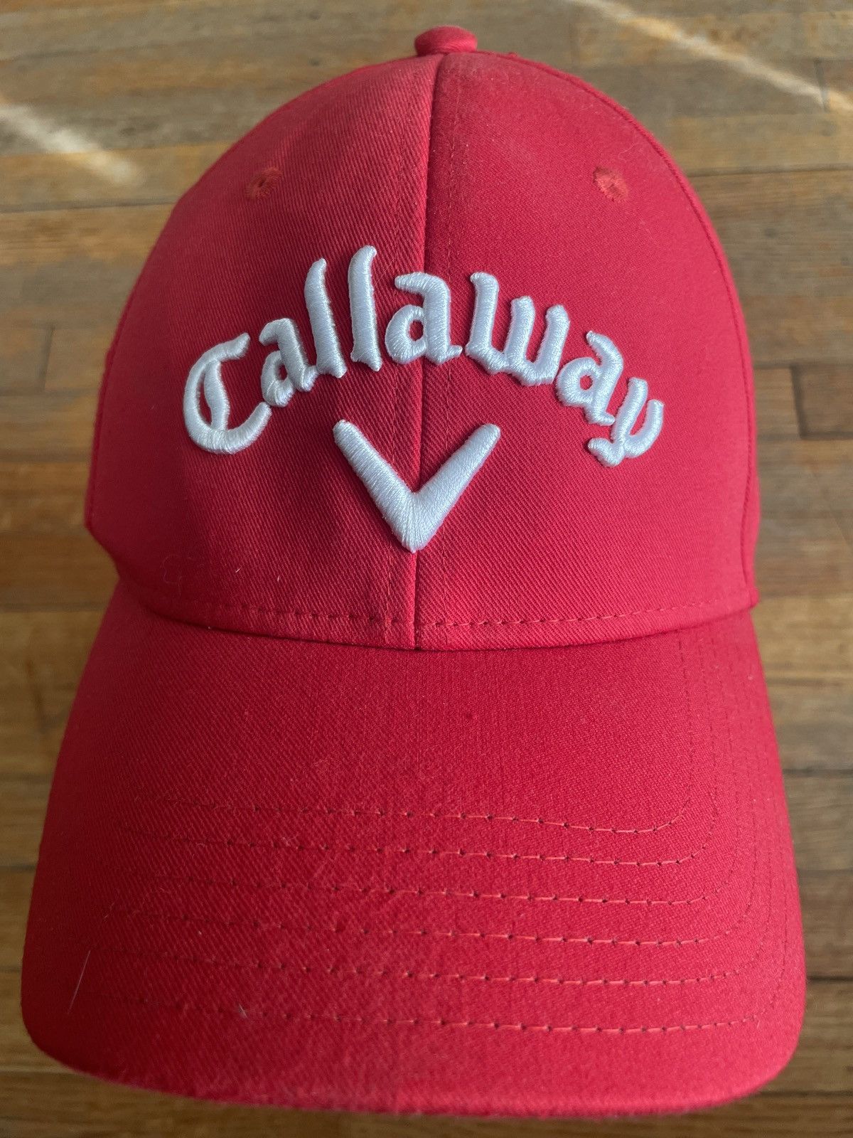 Callaway Calaway Golf Hat Cap RED SnapBack golfing golfer vintage ⛳️🏌️🏌️‍♀️ Size ONE SIZE - 1 Thumbnail