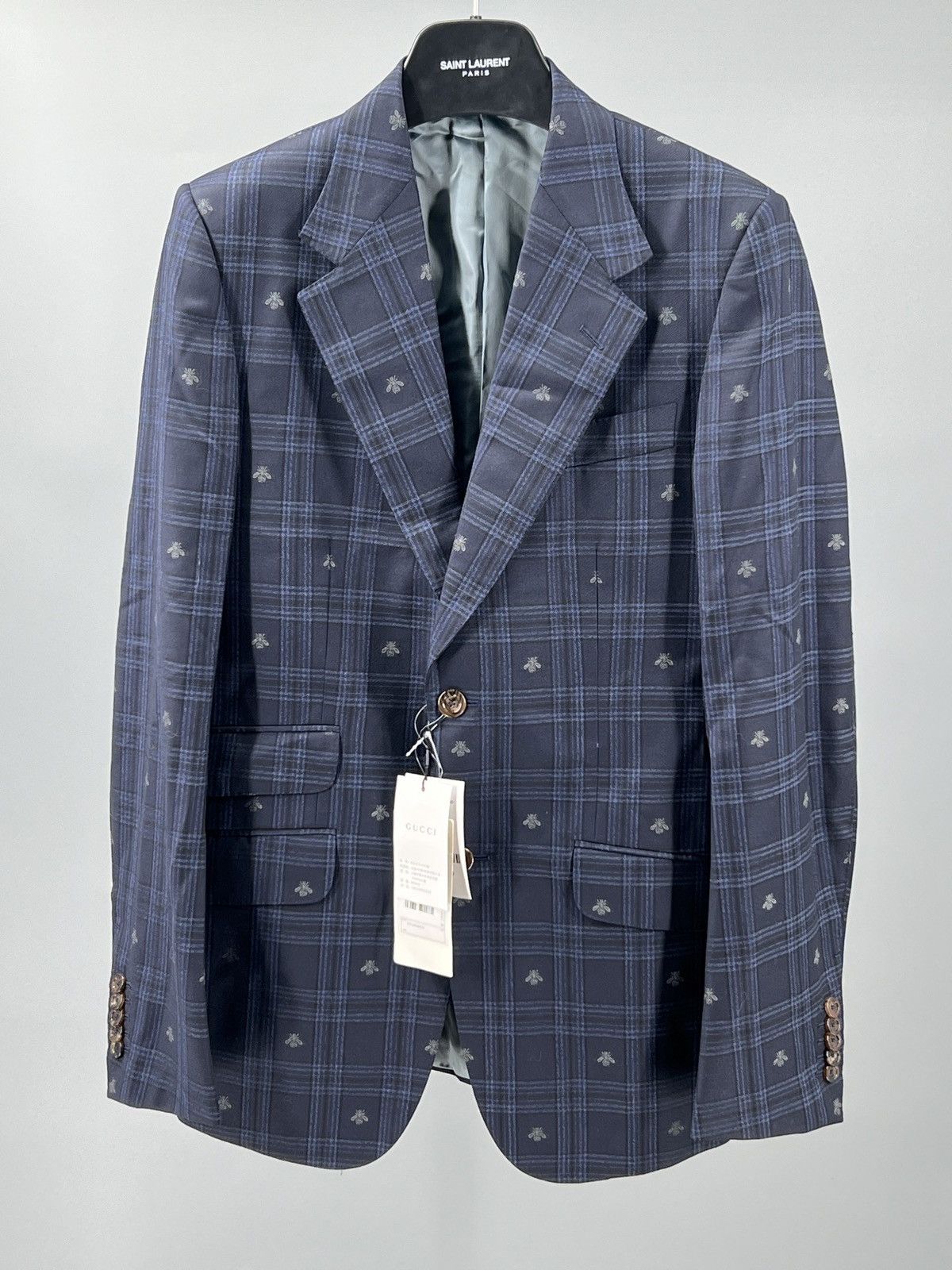 Gucci little bees fitted wool suits size 46 Size 46R - 2 Thumbnail