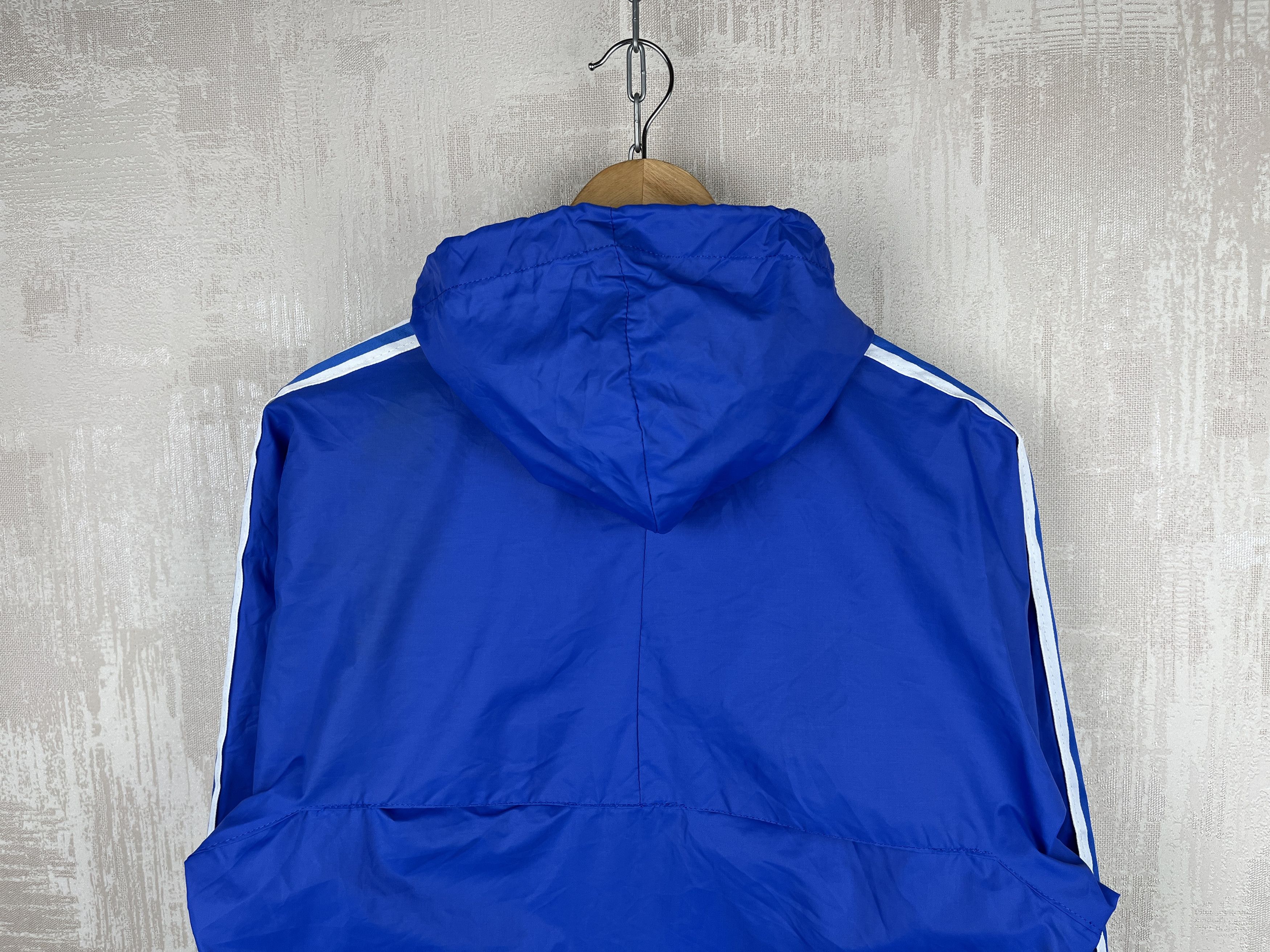 Adidas 70's 80's Adidas Vintage Nylon Windbreaker Hooded Jacket Size US S / EU 44-46 / 1 - 17 Thumbnail