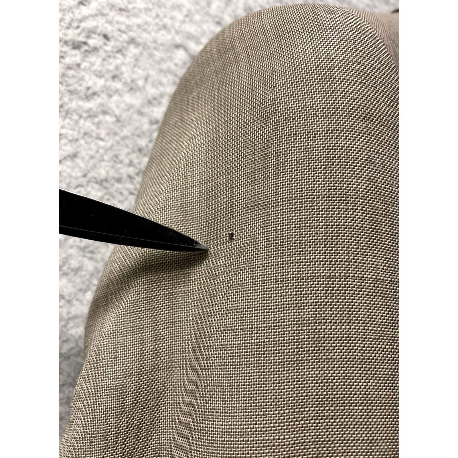 Tommy Hilfiger Tommy Hilfiger Blazer Mens 42R Tan Wool 2-Button Notch Lapel Pockets Solid Wool 2-Button Notch Lapel Tuxedo Inner Pockets 42R Mens Tan Blazer Size 42R - 4 Thumbnail
