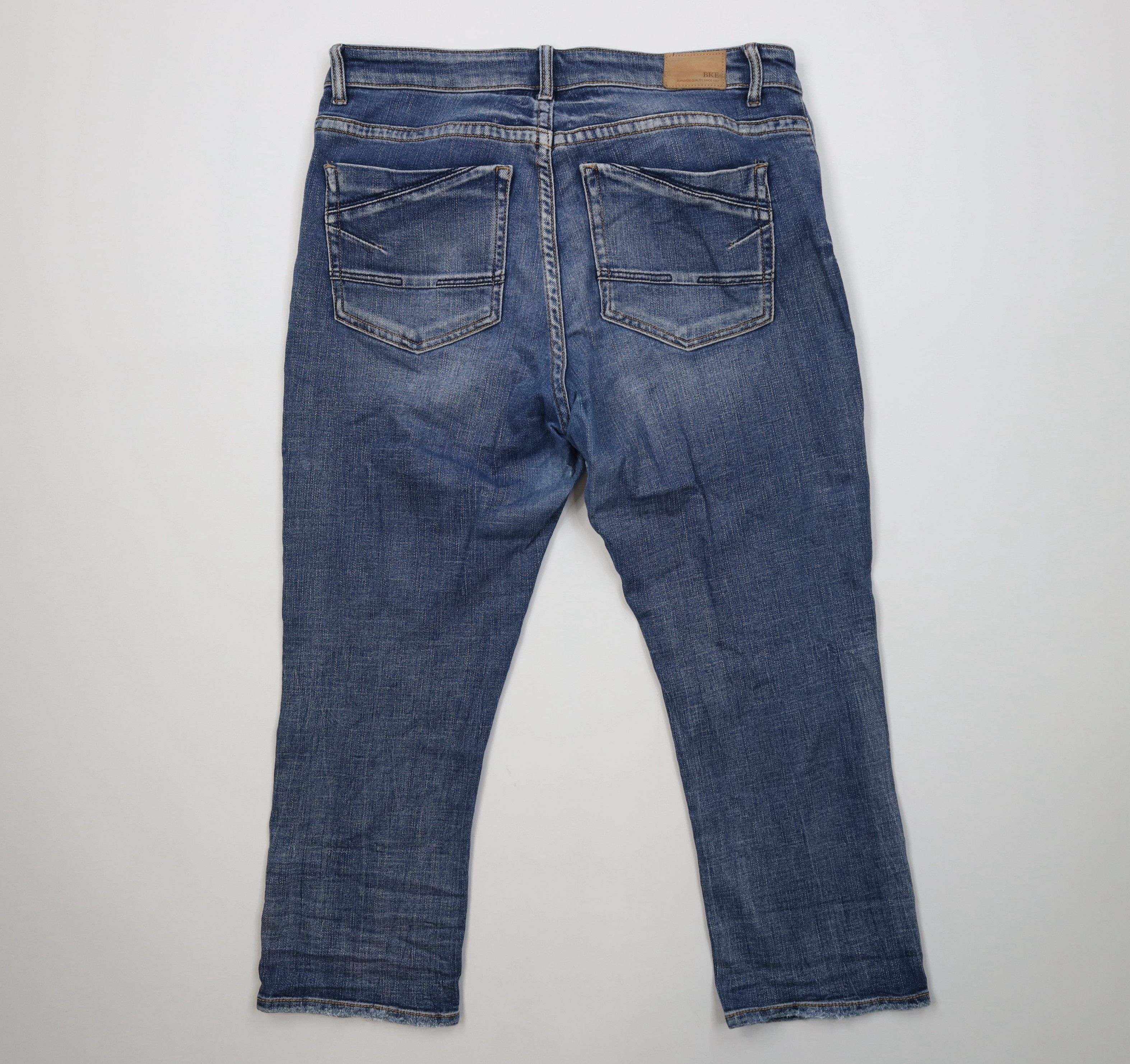 Vintage Buckle BKE Payton Mid Rise Stretch Boot Denim Jeans Blue Size 30" / US 8 / IT 44 - 11 Thumbnail