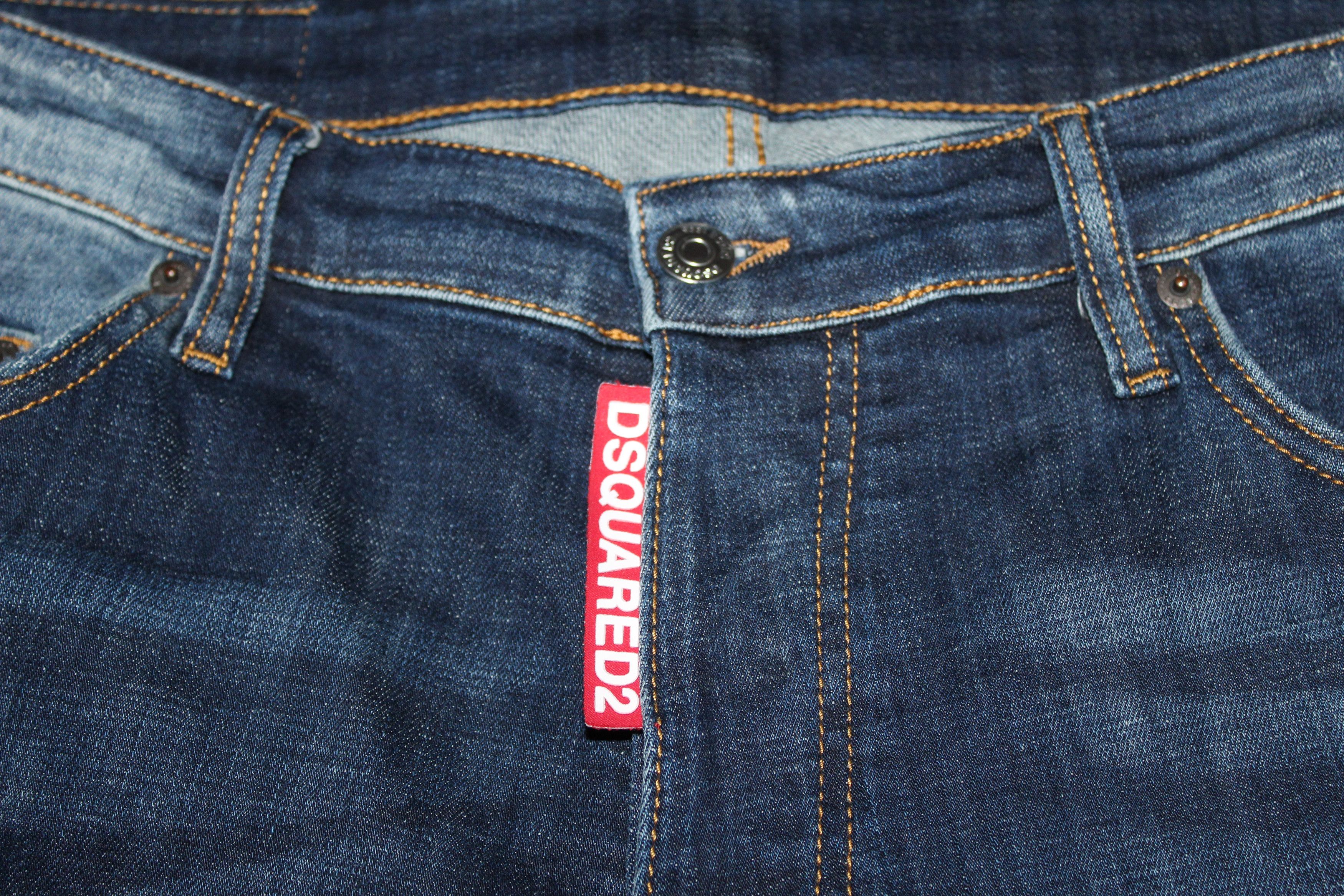 Dsquared2 Dsquared2 Jeans Distressed Look Denim Size 52 Blue Size US 36 / EU 52 - 4 Thumbnail