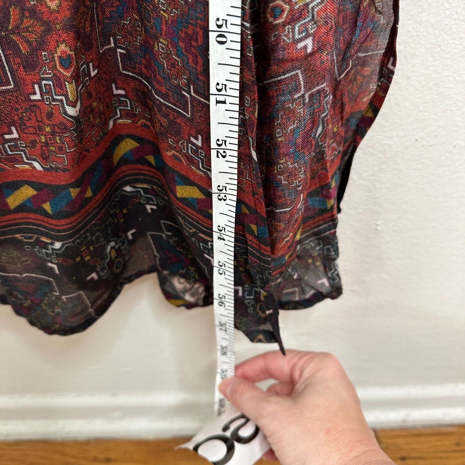 Other Line & Dot Black Rust Aztec Lace Slit Maxi Cold Shoulder M Size M / US 6-8 / IT 42-44 - 9 Thumbnail