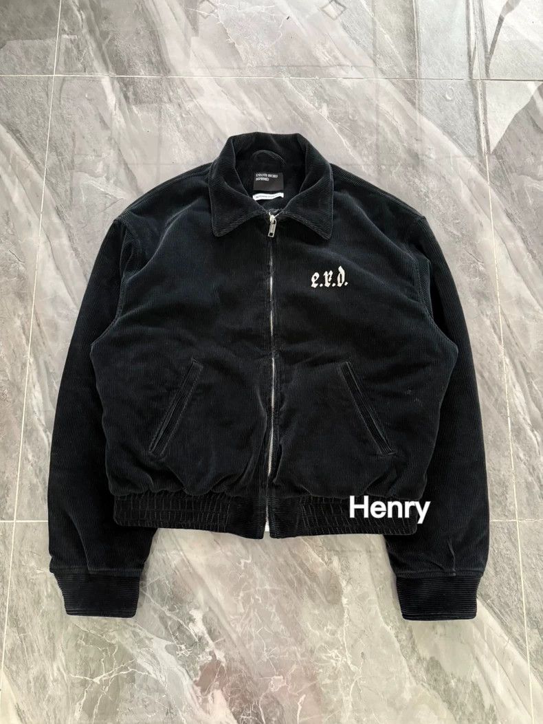Enfants Riches Deprimes Enfants Riches Deprimes 24 FW Black Corduroy Jacket 2504-Ne Size US XL / EU 56 / 4 - 1 Thumbnail