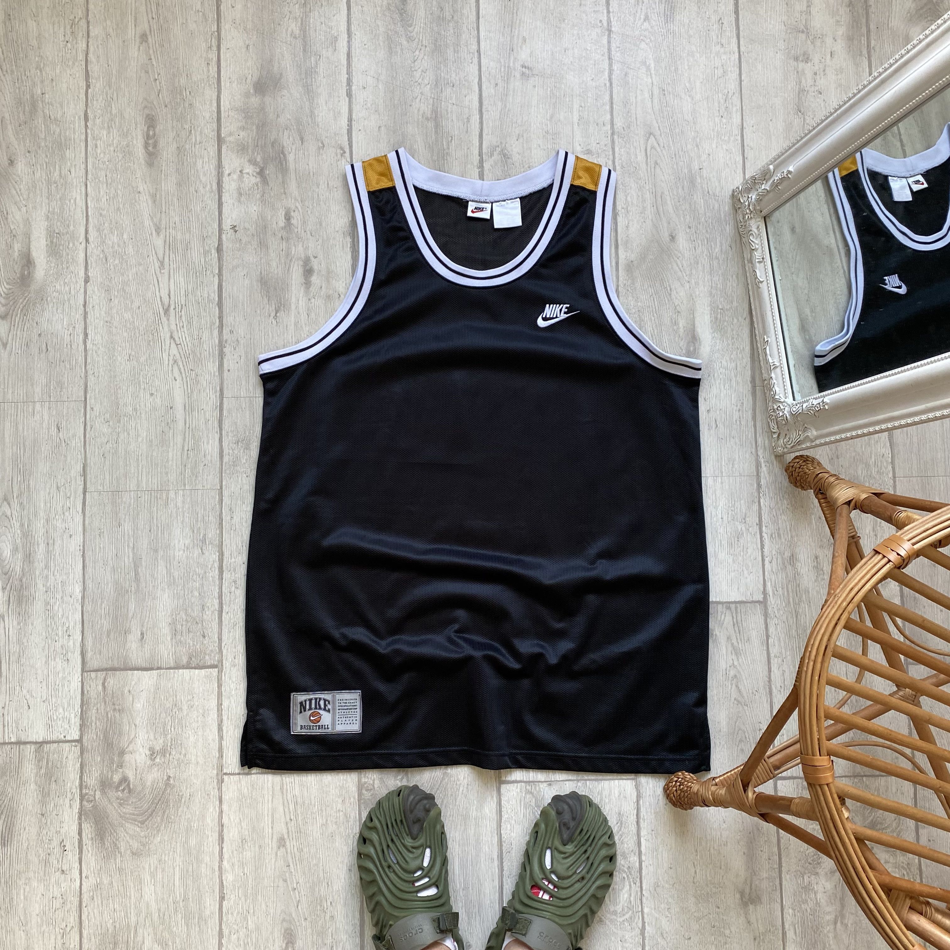 NBA 🏀 NBA Vintage 80s Nike Basketball jersey heavy sleeveless Size US XL / EU 56 / 4 - 1 Thumbnail
