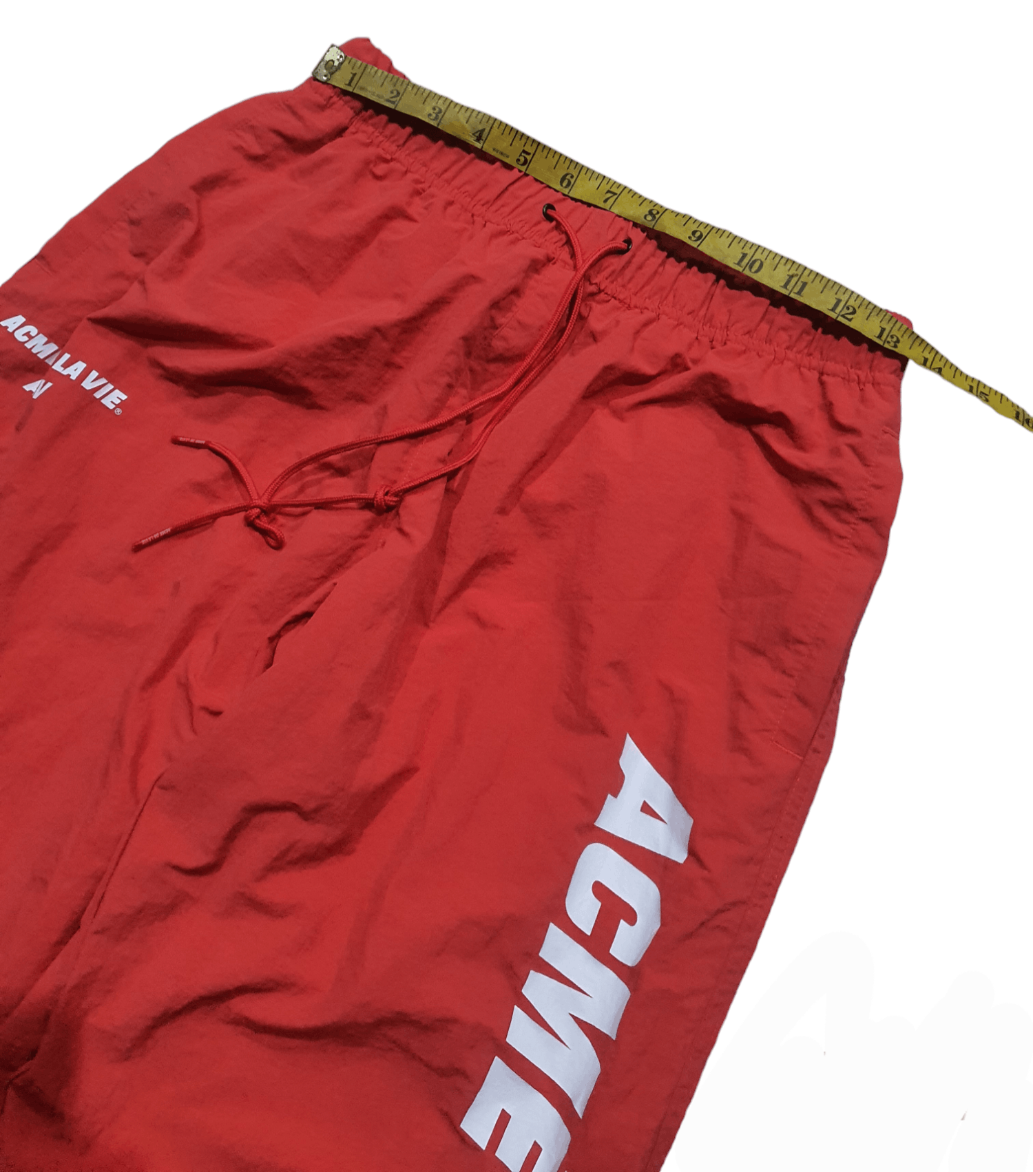 Acme Clothing ADLV Acme De La Vie Big Logo Nylon Track Pants Size US 26 / EU 42 - 11 Thumbnail