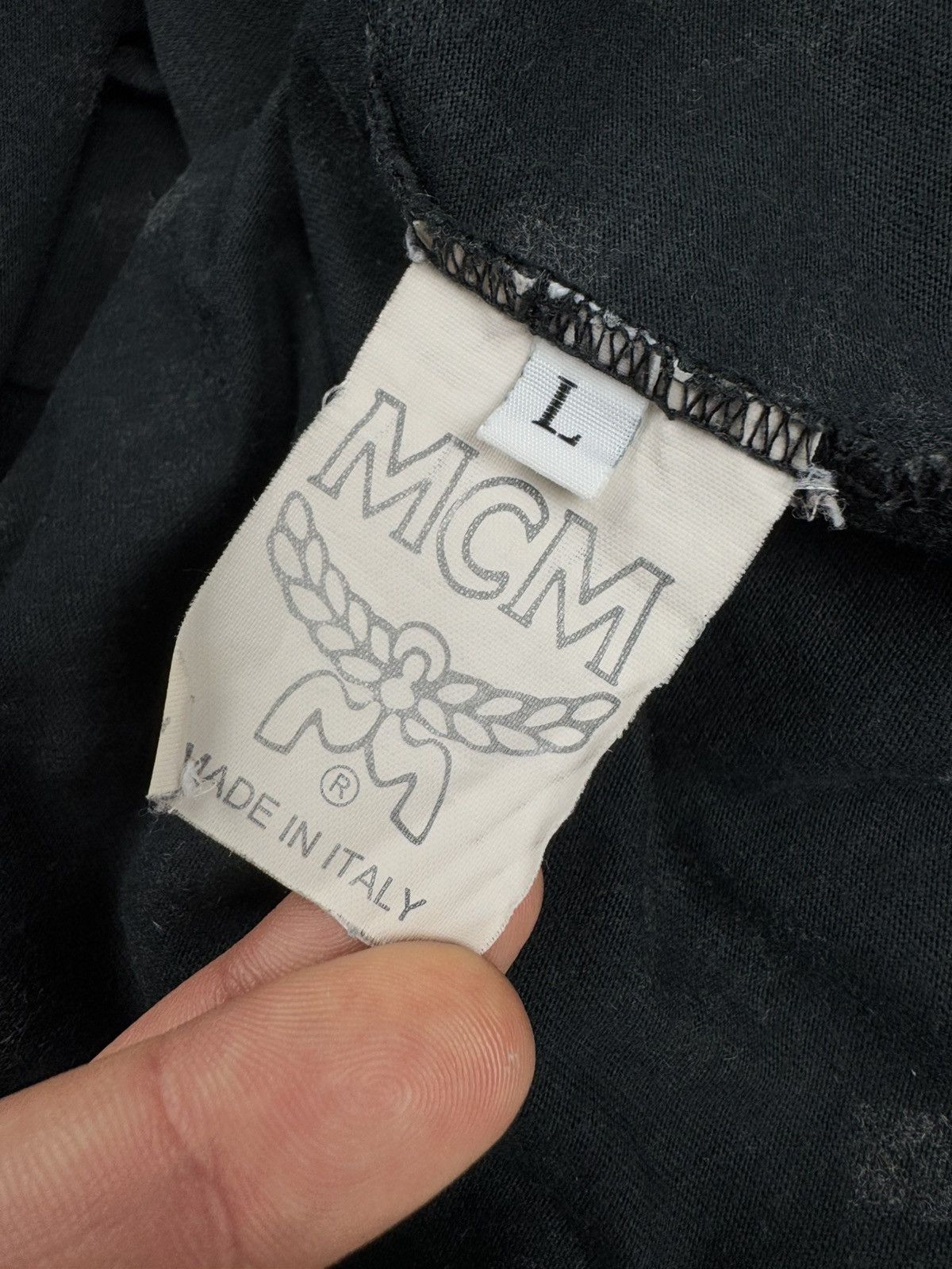 Designer × MCM × Vintage Vintage 90s MCM Munchen monogram print long sleeve tee Size US S / EU 44-46 / 1 - 6 Thumbnail
