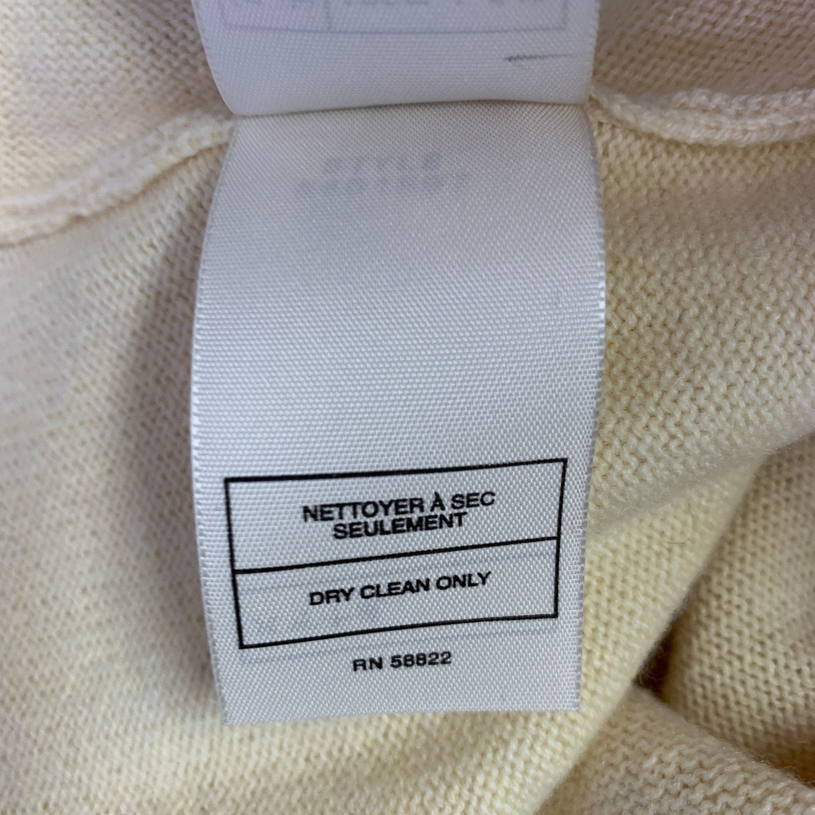 Other MAXSTUDIO Size M Yellow Cashmere Knit Ruffle Cardigan Size M / US 6-8 / IT 42-44 - 6 Thumbnail