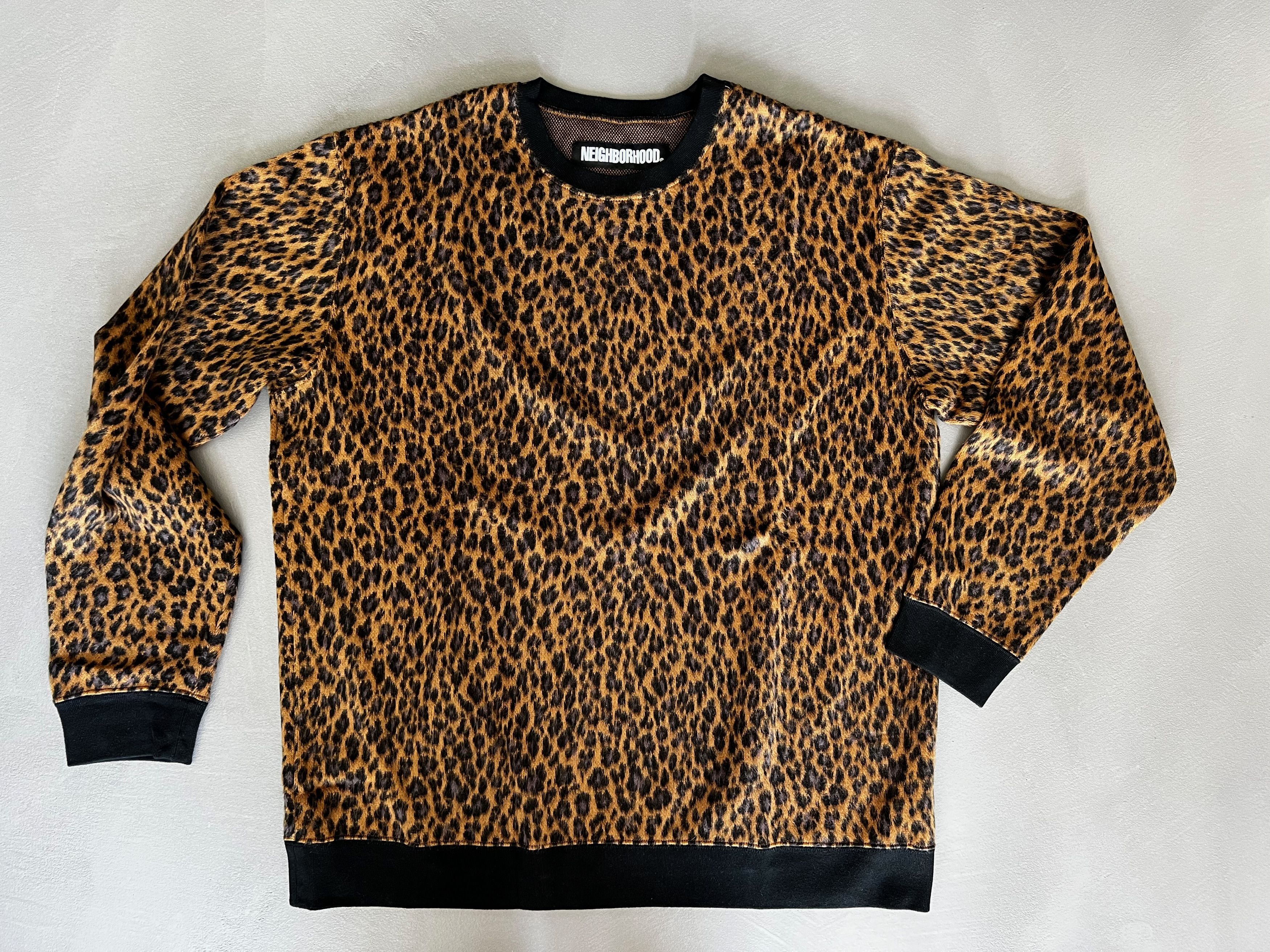 Neighborhood Neighborhood Leopard Print Sweater, Size L Size US L / EU 52-54 / 3 - 1 Thumbnail