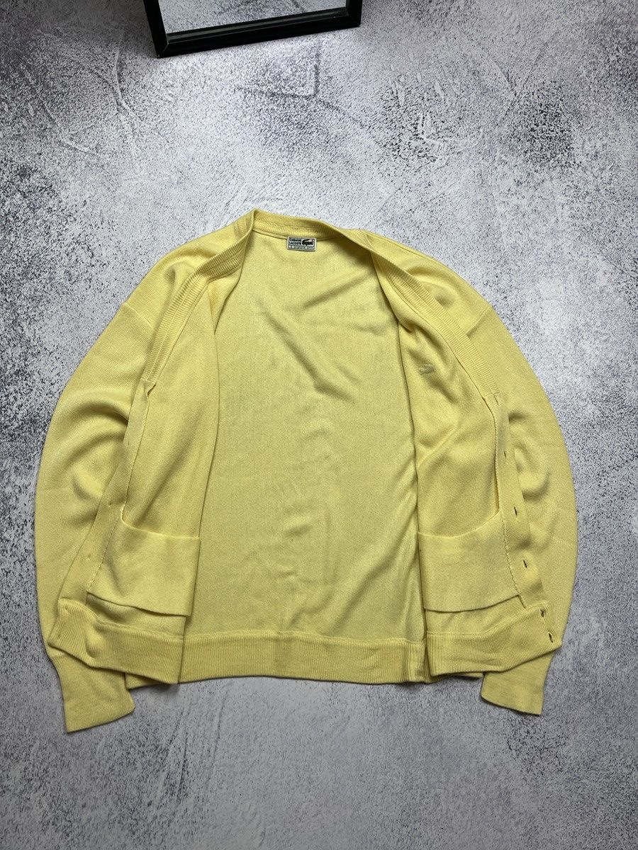 Lacoste Vintage 90’s Lacoste Acrylic Cardigan Sweater Made In Spain Size US XXL / EU 58 / 5 - 7 Thumbnail