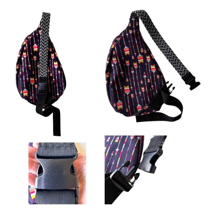 Other Ambry Nora Sling Bag Crossbody Hiking Backpack Arrow Print T Size ONE SIZE - 9 Thumbnail
