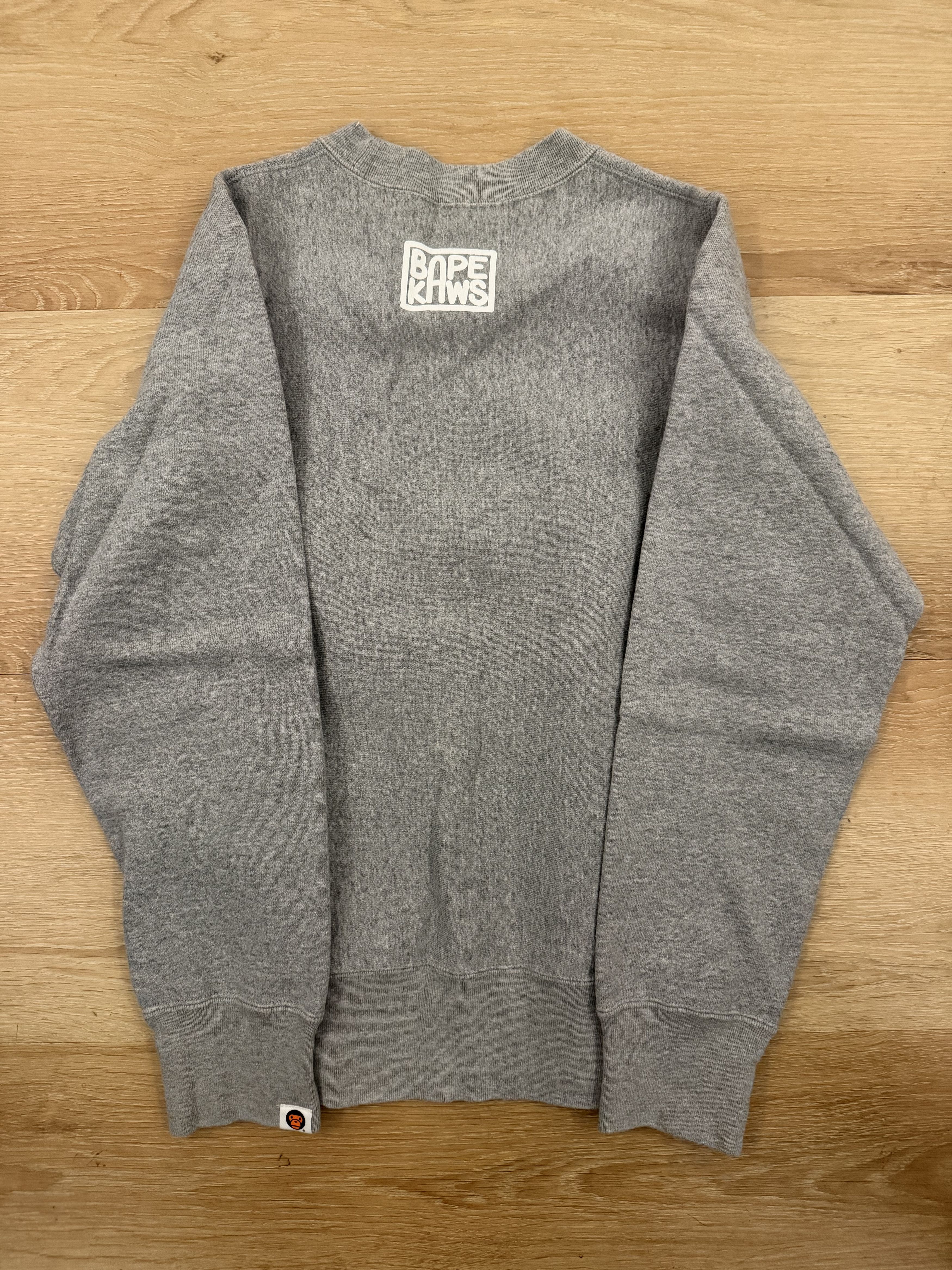 Bape Bape x Kaws Baby Milo BapeSta Sweatshirts Gray Size S / US 4 / IT 40 - 5 Thumbnail