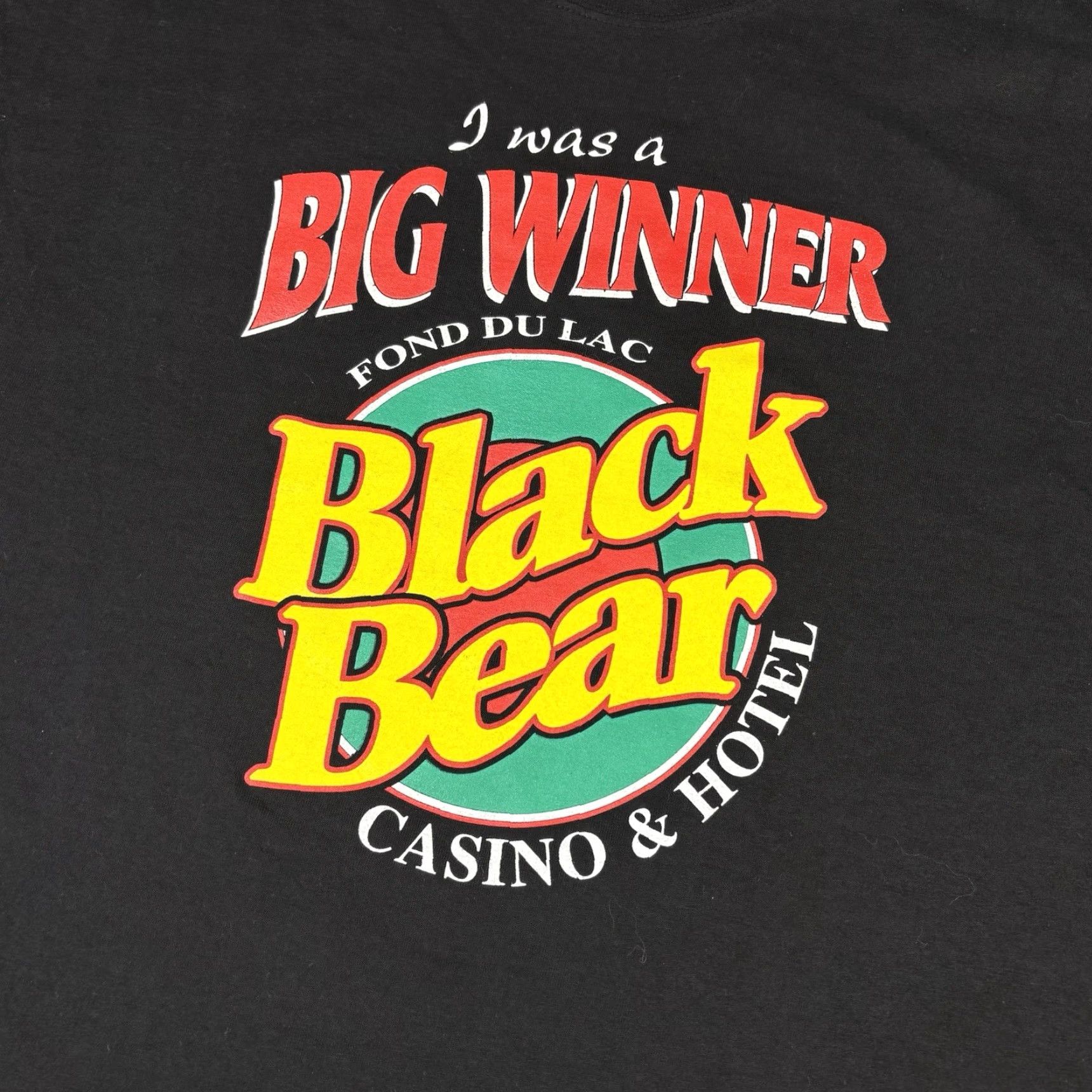 Vintage **Vintage Black Casino T-Shirt Art Promo XL 90s** User: Vintage Black Casino T-Shirt Art Promo XL 90s Size US XL / EU 56 / 4 - 3 Thumbnail