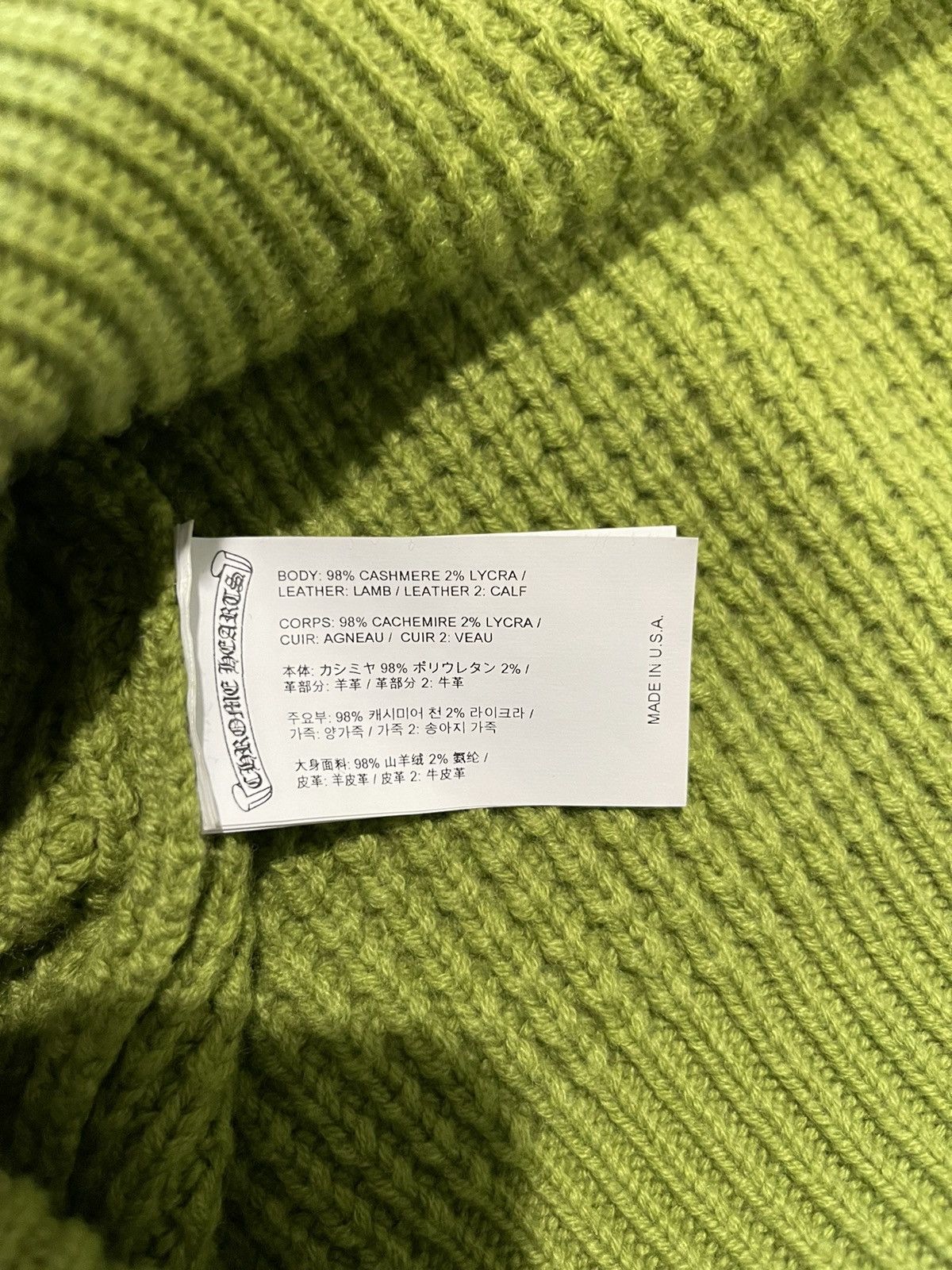 Chrome Hearts Chrome Hearts cross cashmere cardigan Aspen limited edition Size US L / EU 52-54 / 3 - 11 Thumbnail