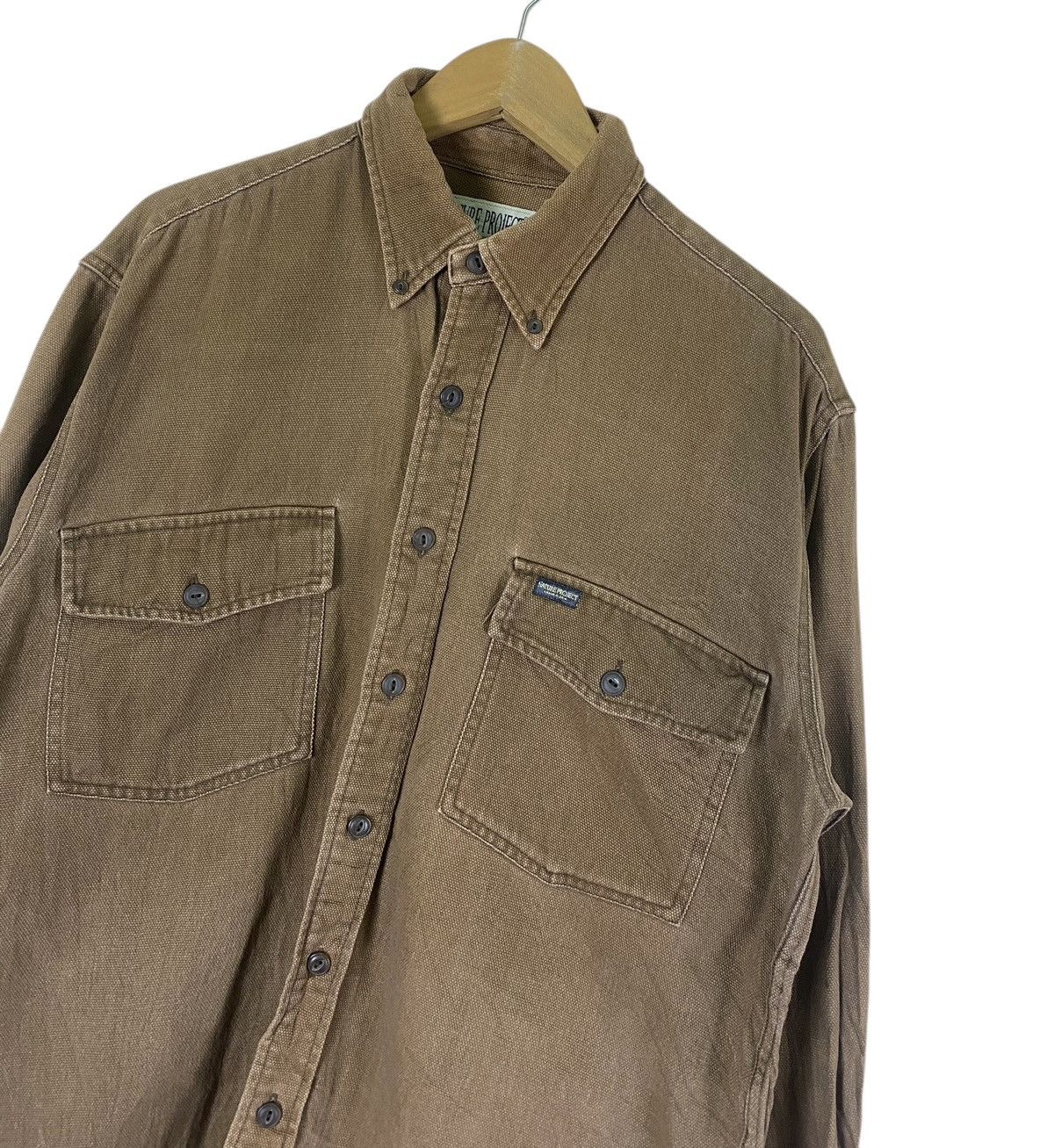 Japanese Brand × Vintage Vintage Japanese Brand Natural Project Duck Canvas LS Shirt Size US M / EU 48-50 / 2 - 4 Thumbnail
