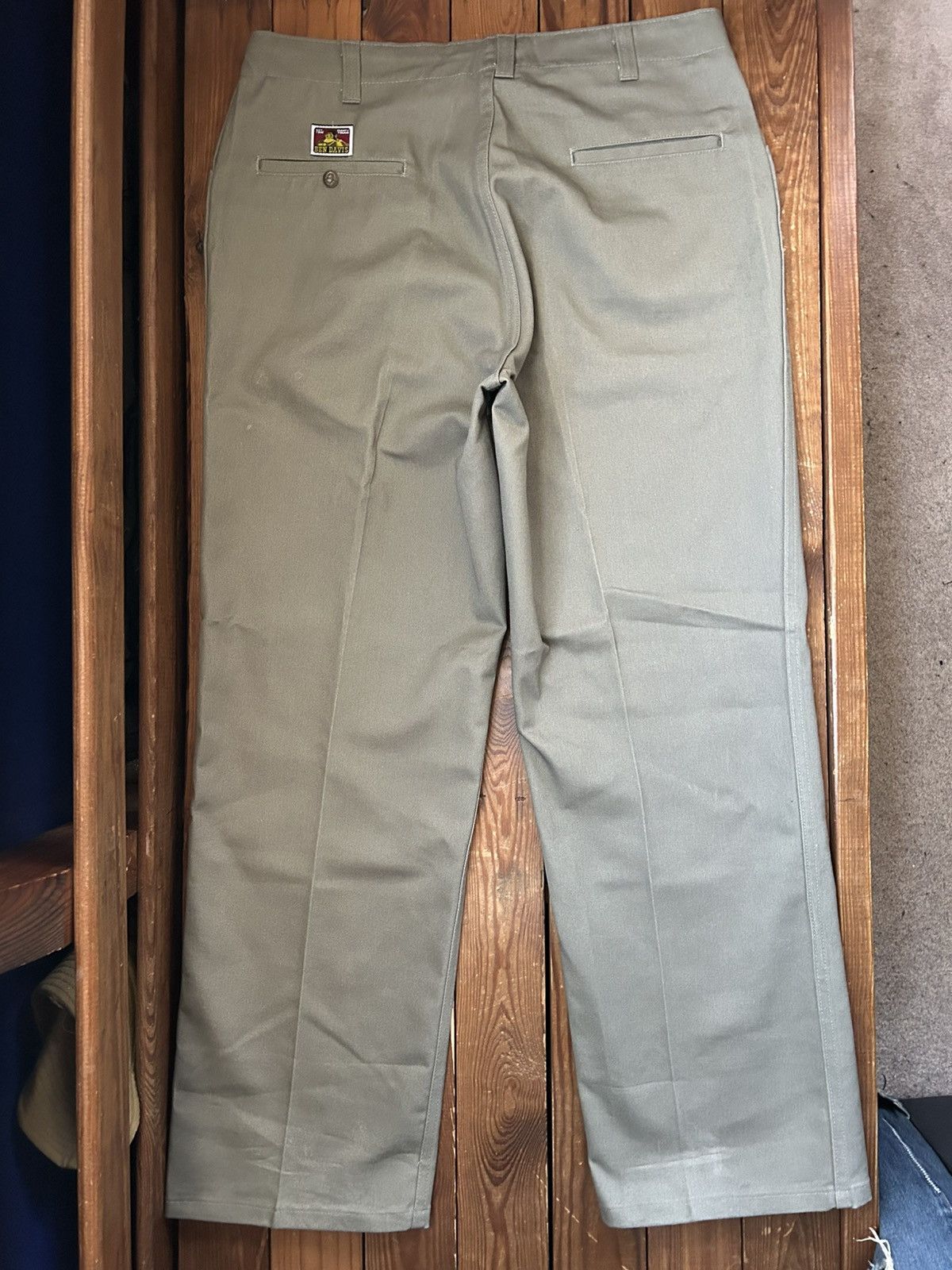 Ben Davis × Vintage Vintage 90s Ben Davis Green Gorrilla Work Pants Size US 36 / EU 52 - 3 Thumbnail
