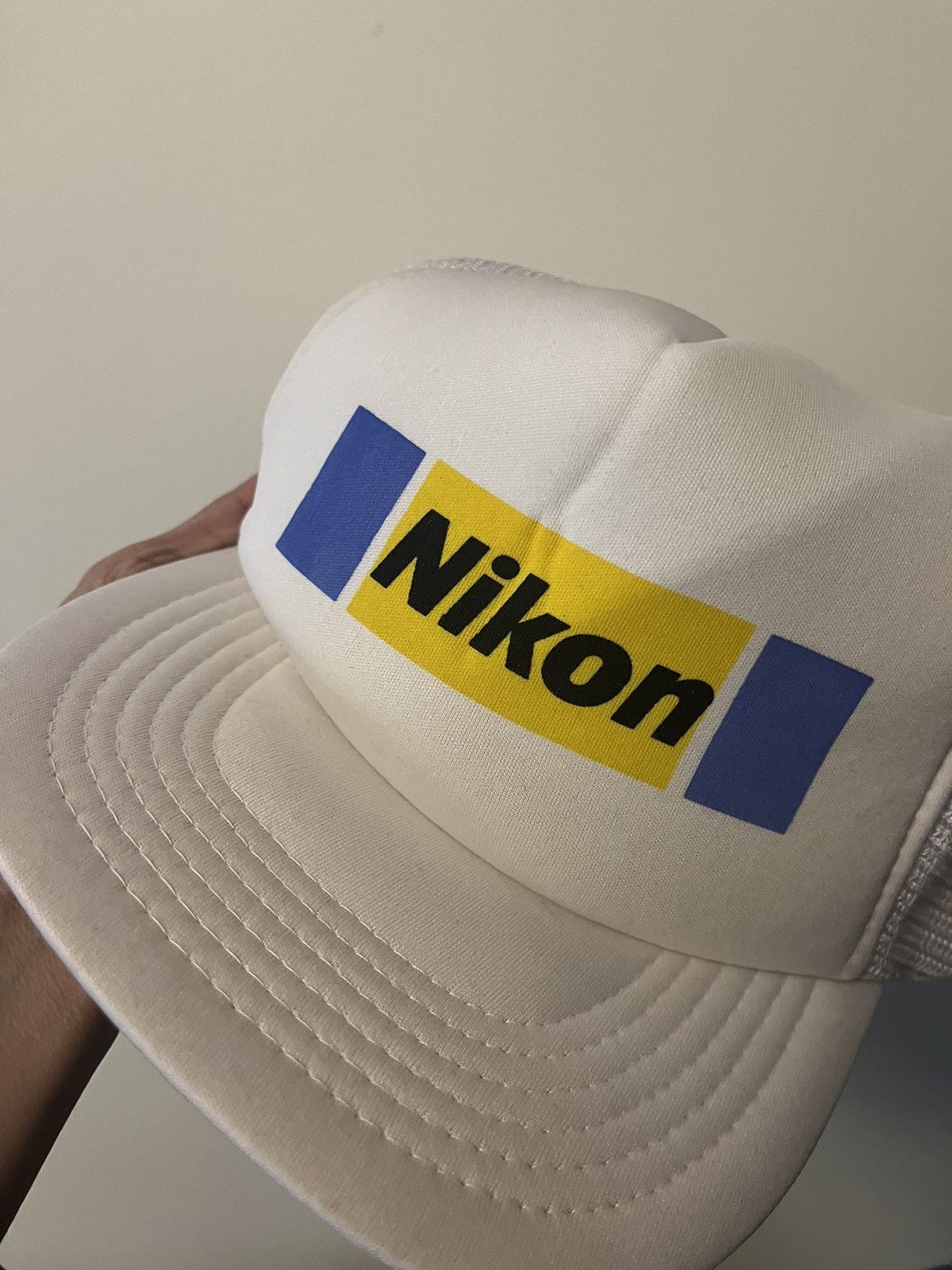 Vintage 80s Nikon Cameras Photography Promo Trucker Hat Size ONE SIZE - 2 Thumbnail