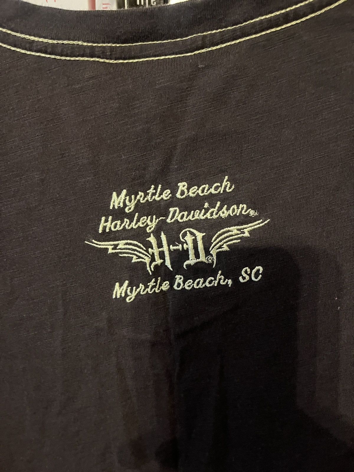 Harley Davidson Vintage Harley Davidson Myrtle Beach Women’s Shirt Size L / US 10 / IT 46 - 5 Thumbnail