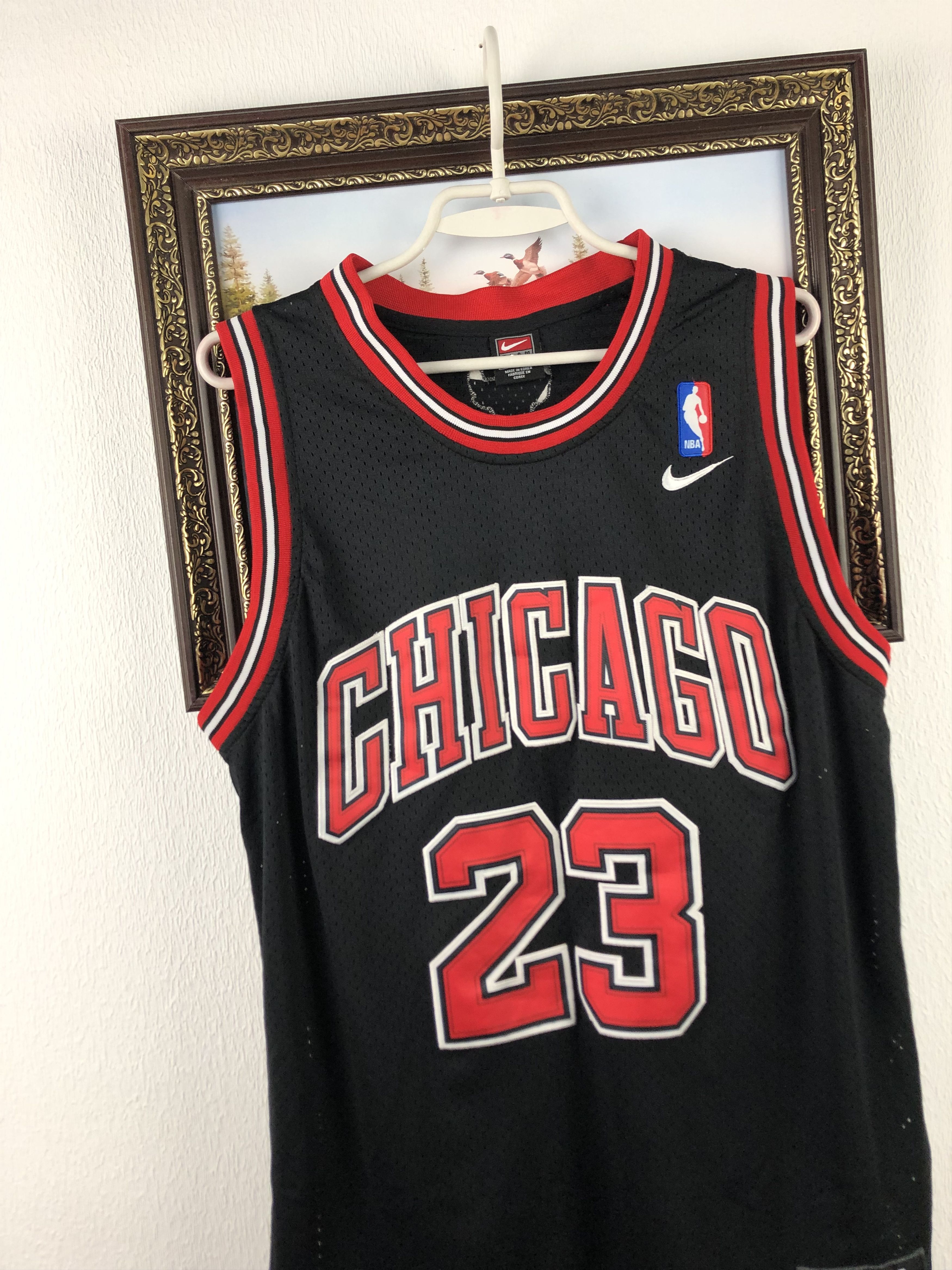 NBA Vintage Chicago Bulls Jordan NBA 23 Jersey Shirt Rare Black Size US M / EU 48-50 / 2 - 3 Thumbnail